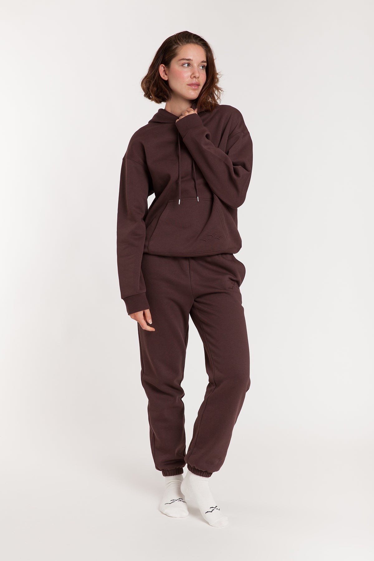 Chlo Relaxed Fit Hoodie in Espresso