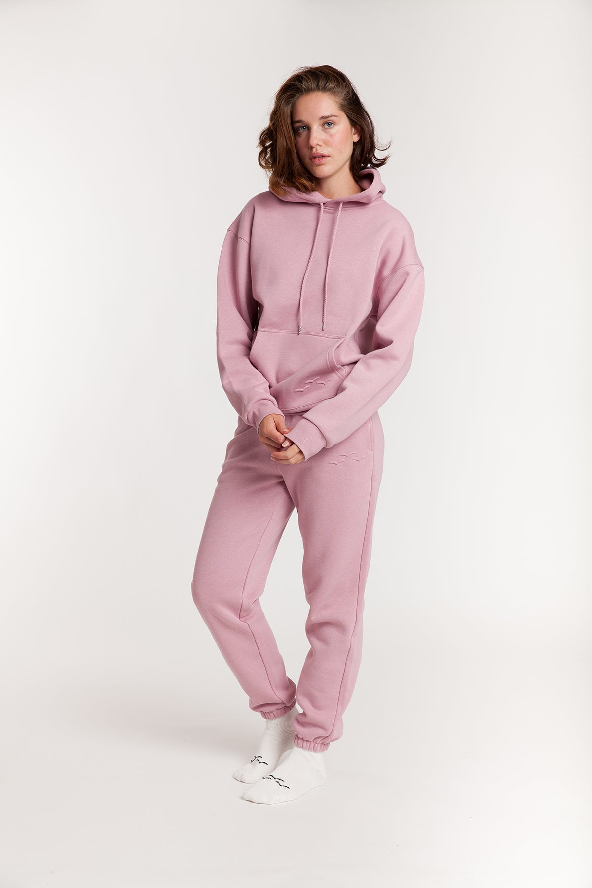 Chlo Relaxed Fit Hoodie in Rose