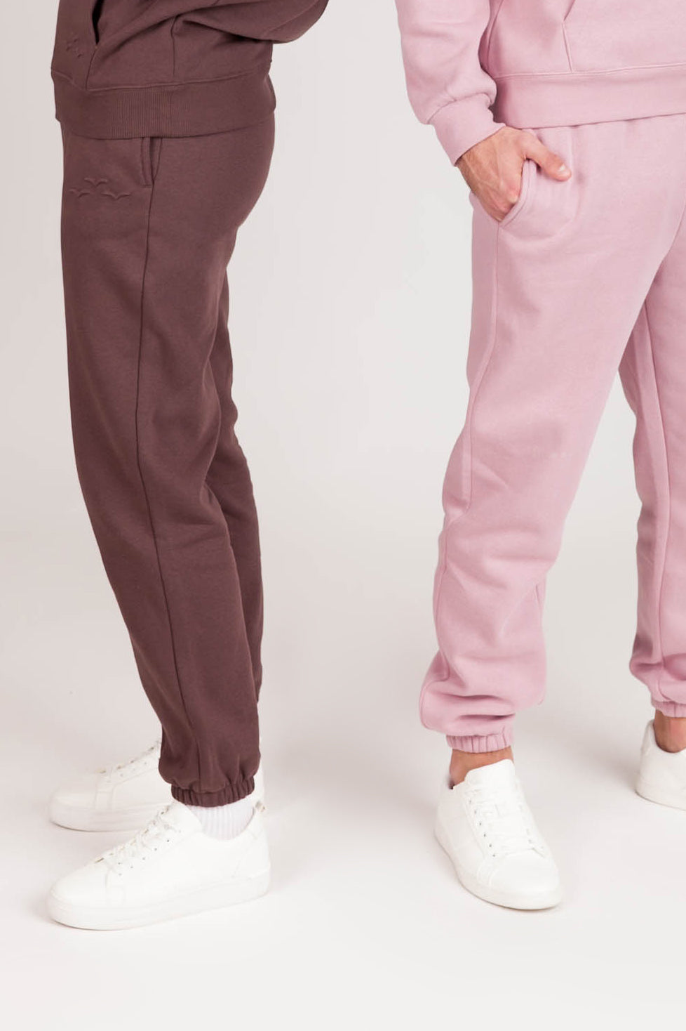 "JE CAN'T DEAL" JOGGERS in ROSE - Lazypants