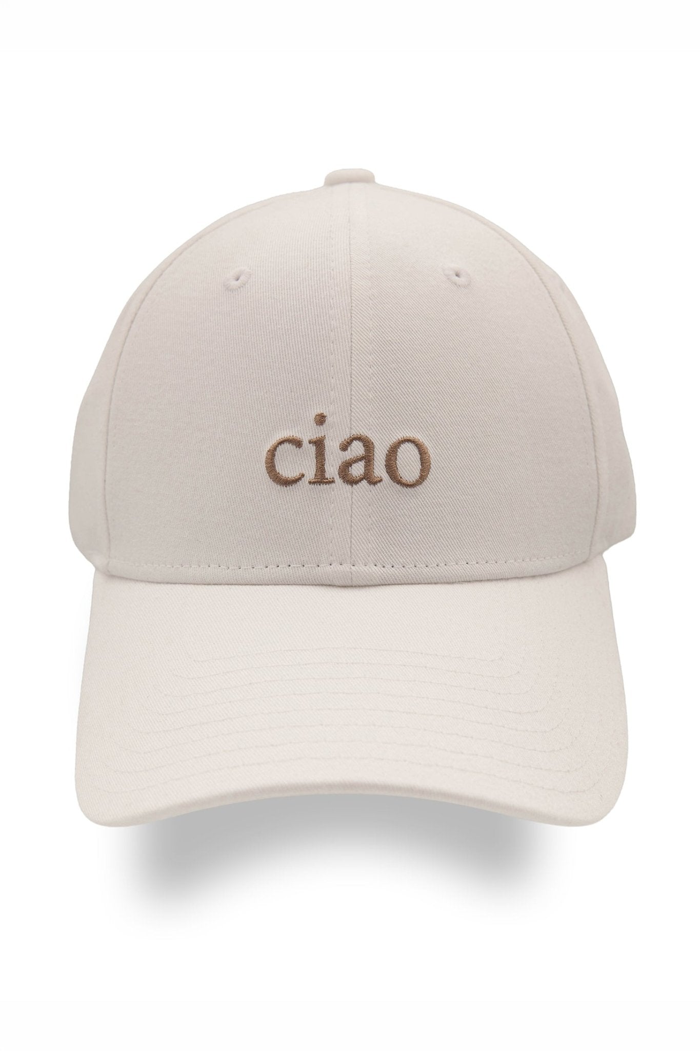 CIAO Cotton Cap in White Taupe - Lazypants