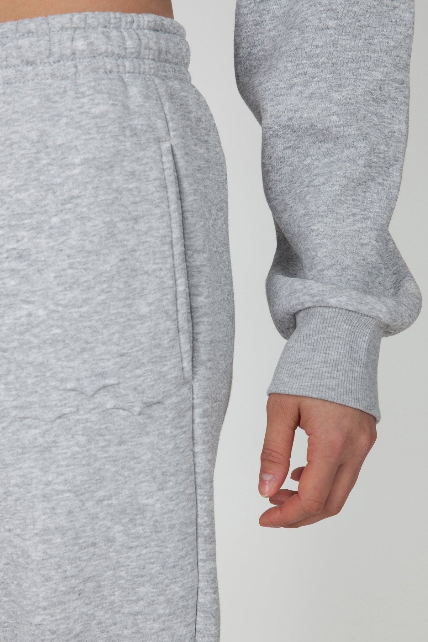 Fleece Regular Fit Sweatpants in Classic Grey - Lazypants
