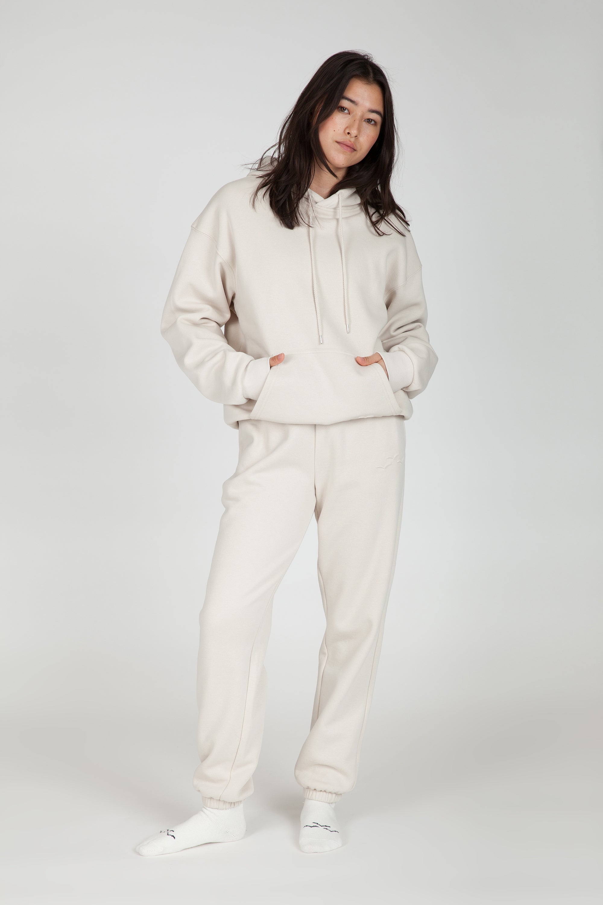 Women's tracksuit set in bone - Lazypants