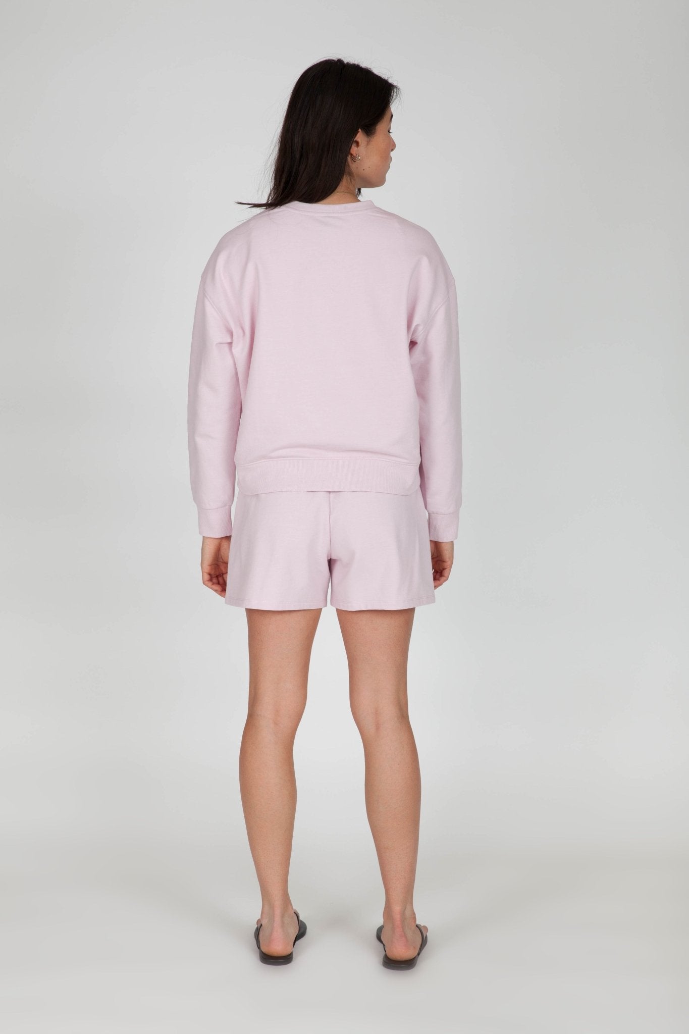 Soft-Touch Fleece Sweatshirt in Candy Pink - Lazypants