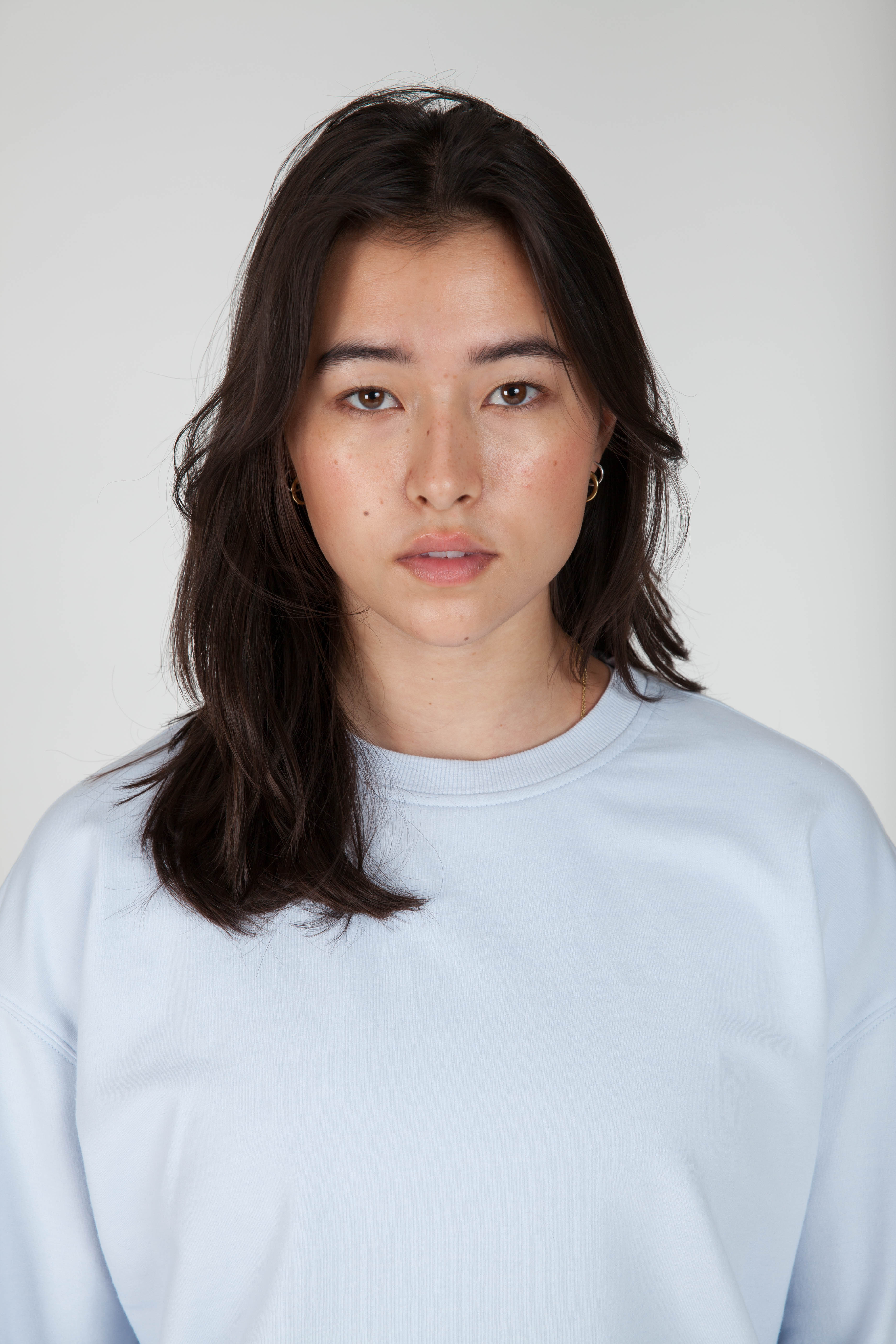 Soft-Touch Fleece Sweatshirt in Ice Blue - Lazypants