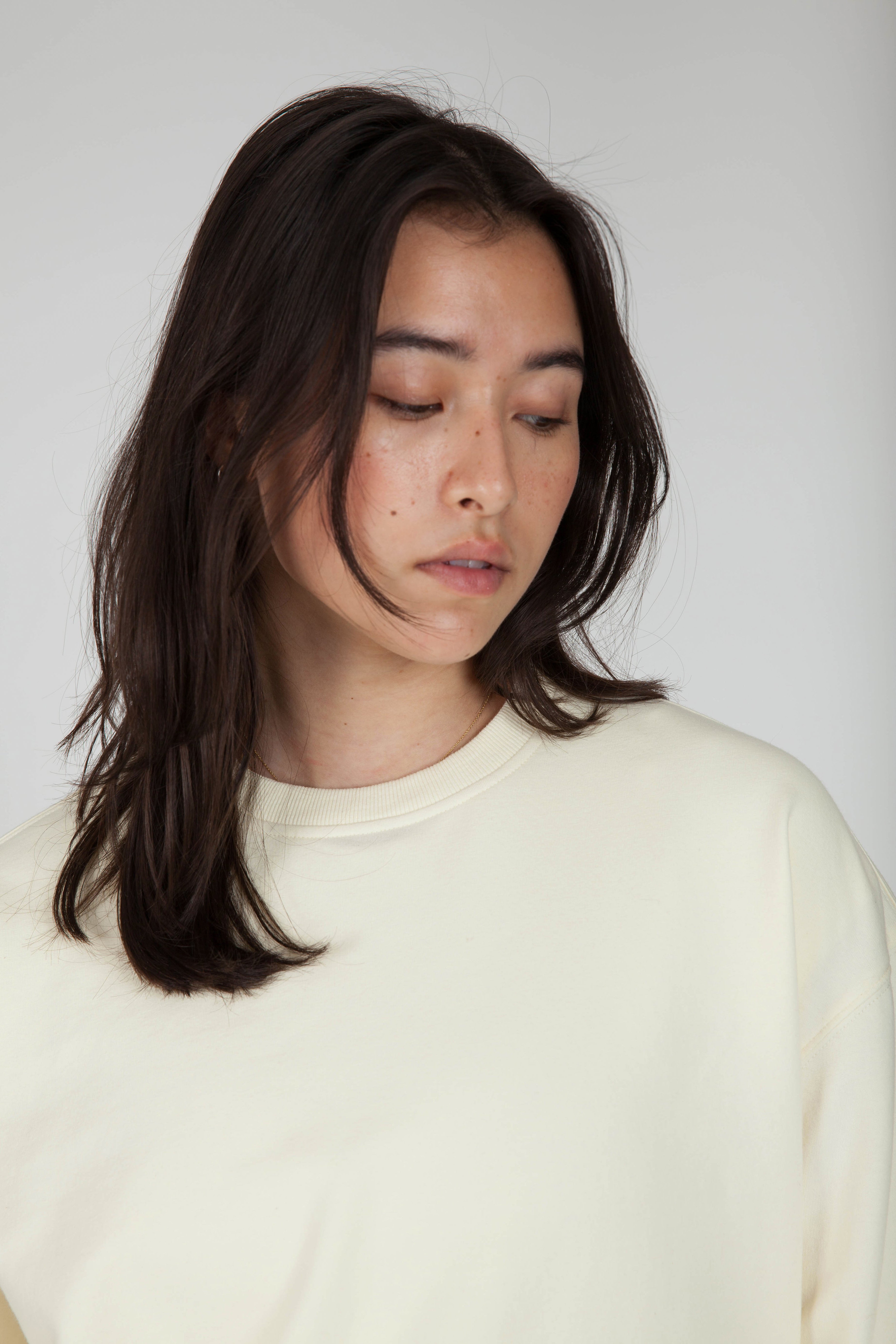 Soft-Touch Fleece Sweatshirt in Butter Yellow - Lazypants