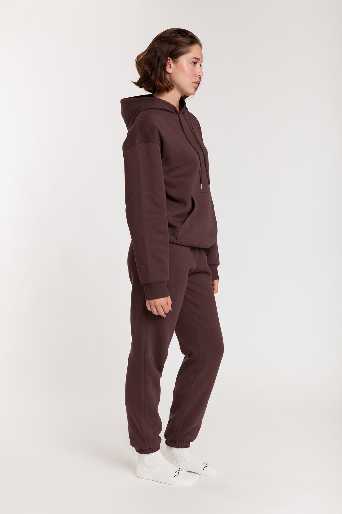Chlo Relaxed Fit Hoodie in Espresso