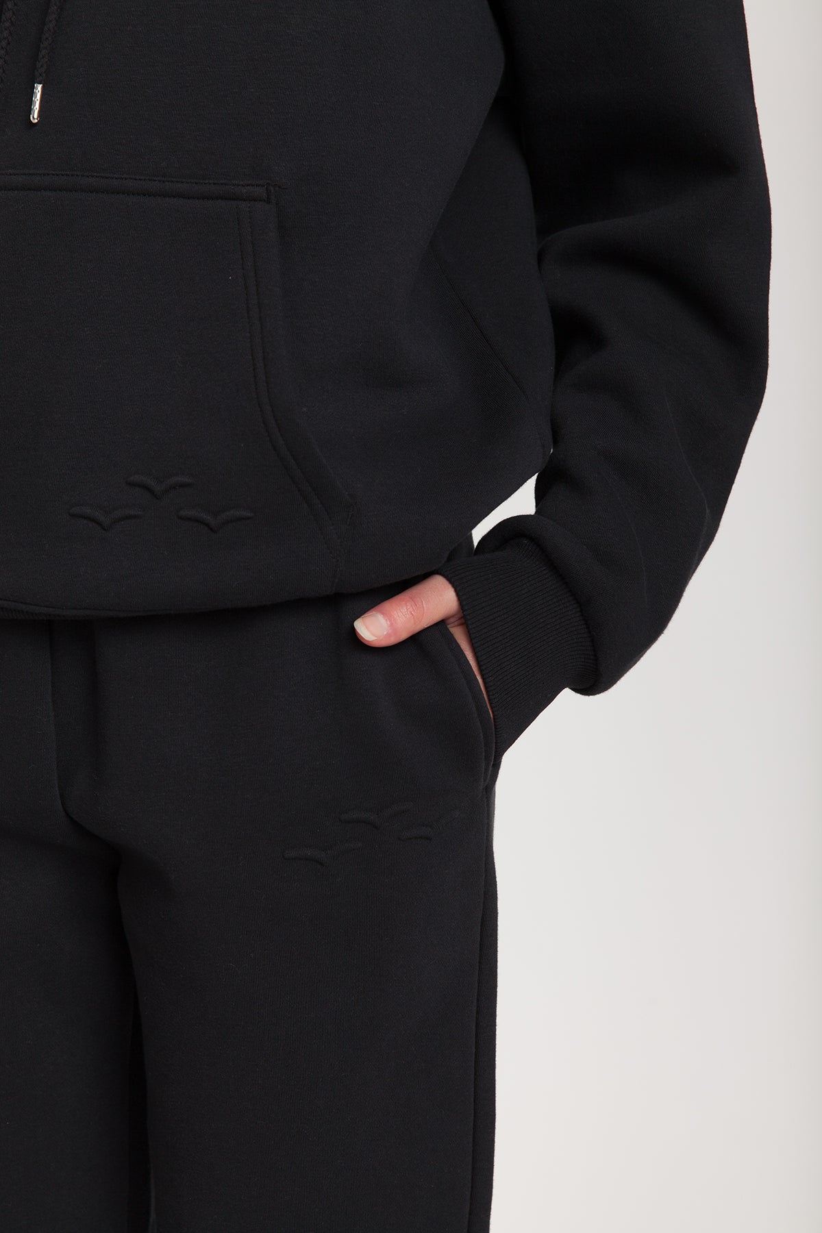 Women's tracksuit set in black