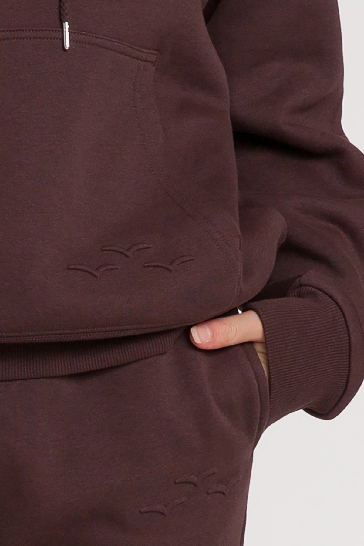 Chlo Relaxed Fit Hoodie in Espresso