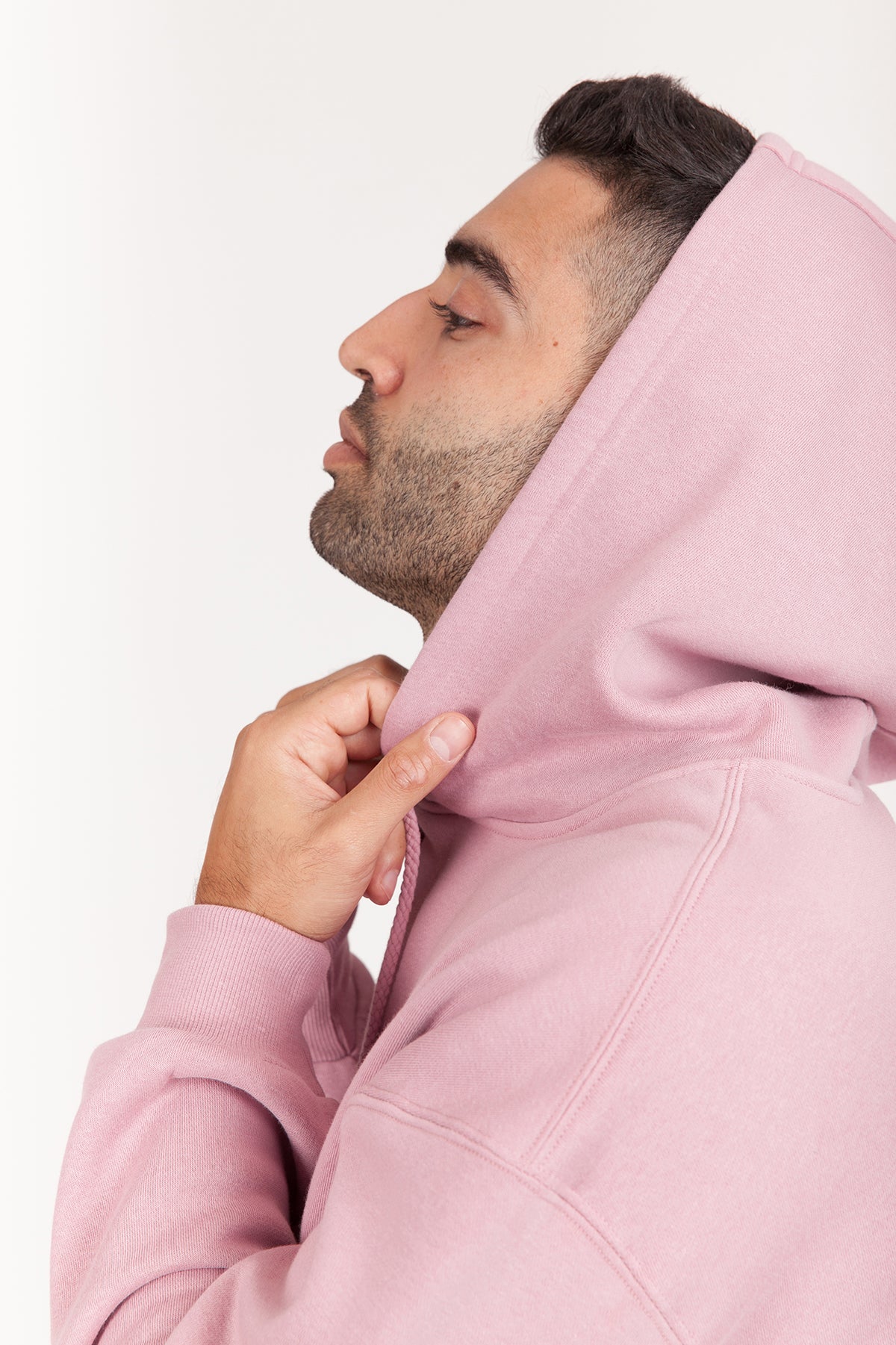 Men's hoodie in rose