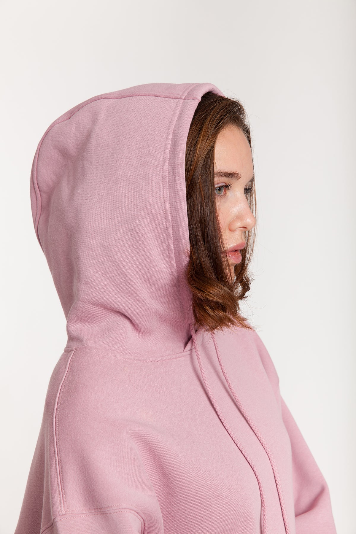 Chlo Relaxed Fit Hoodie in Rose