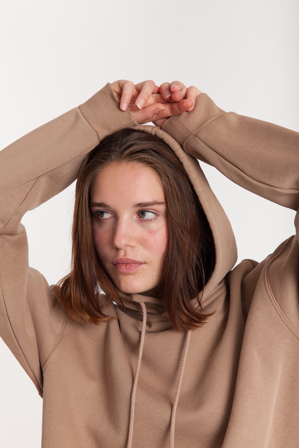 Women's tracksuit in camel