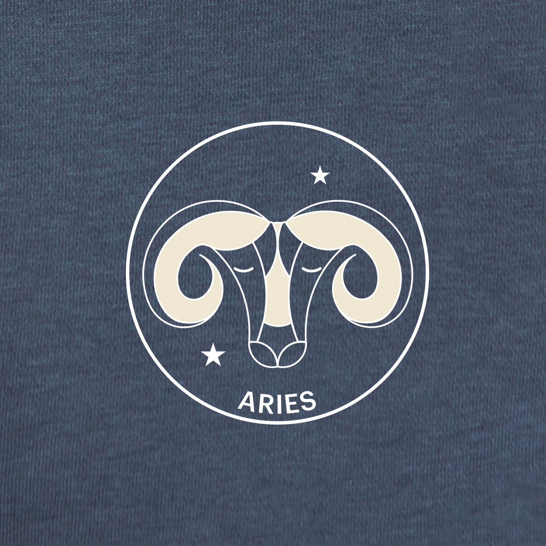 Zodiac Sweatsuit Set in navy wash