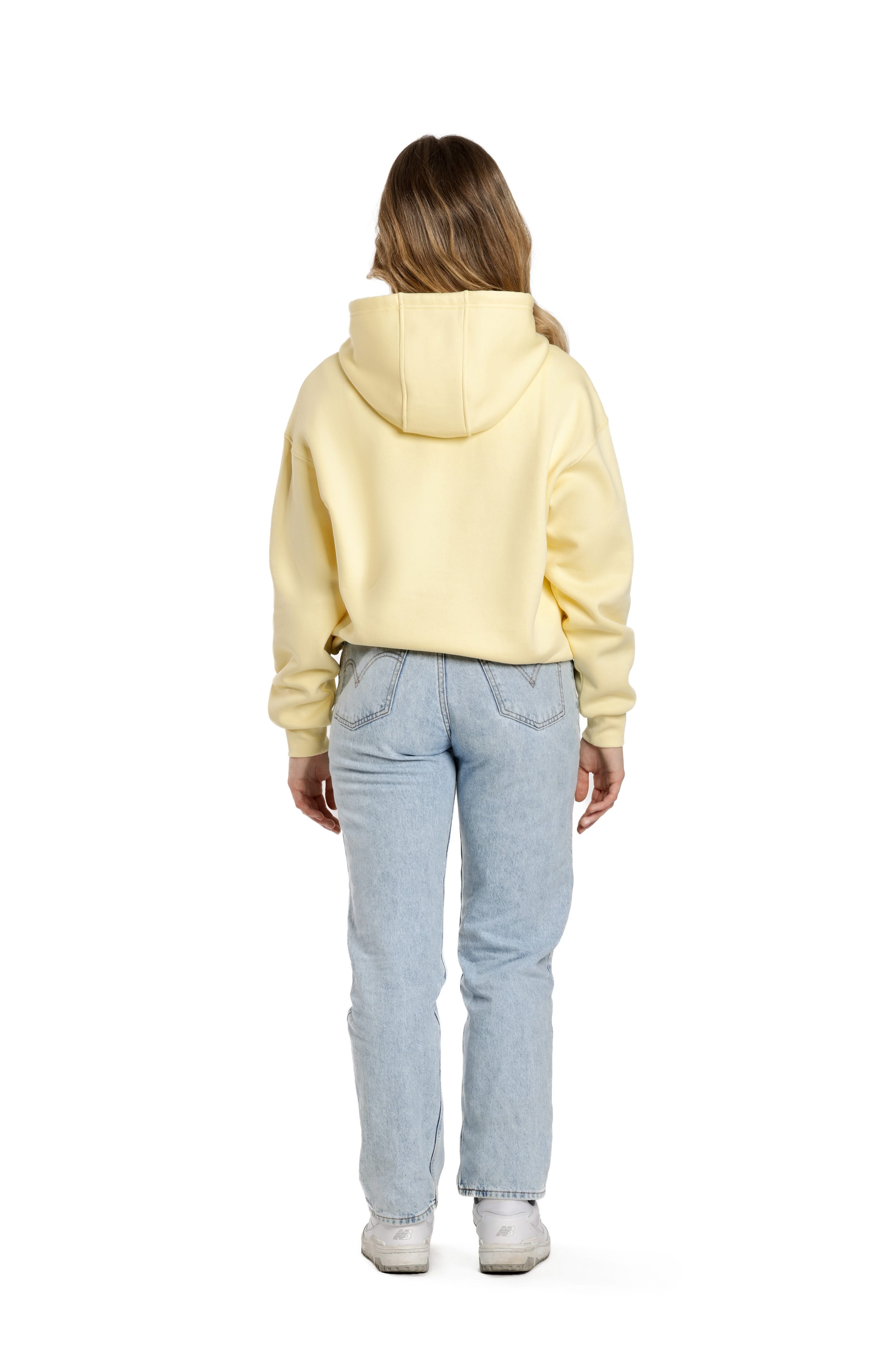 Chlo Relaxed Fit Hoodie in banana yellow