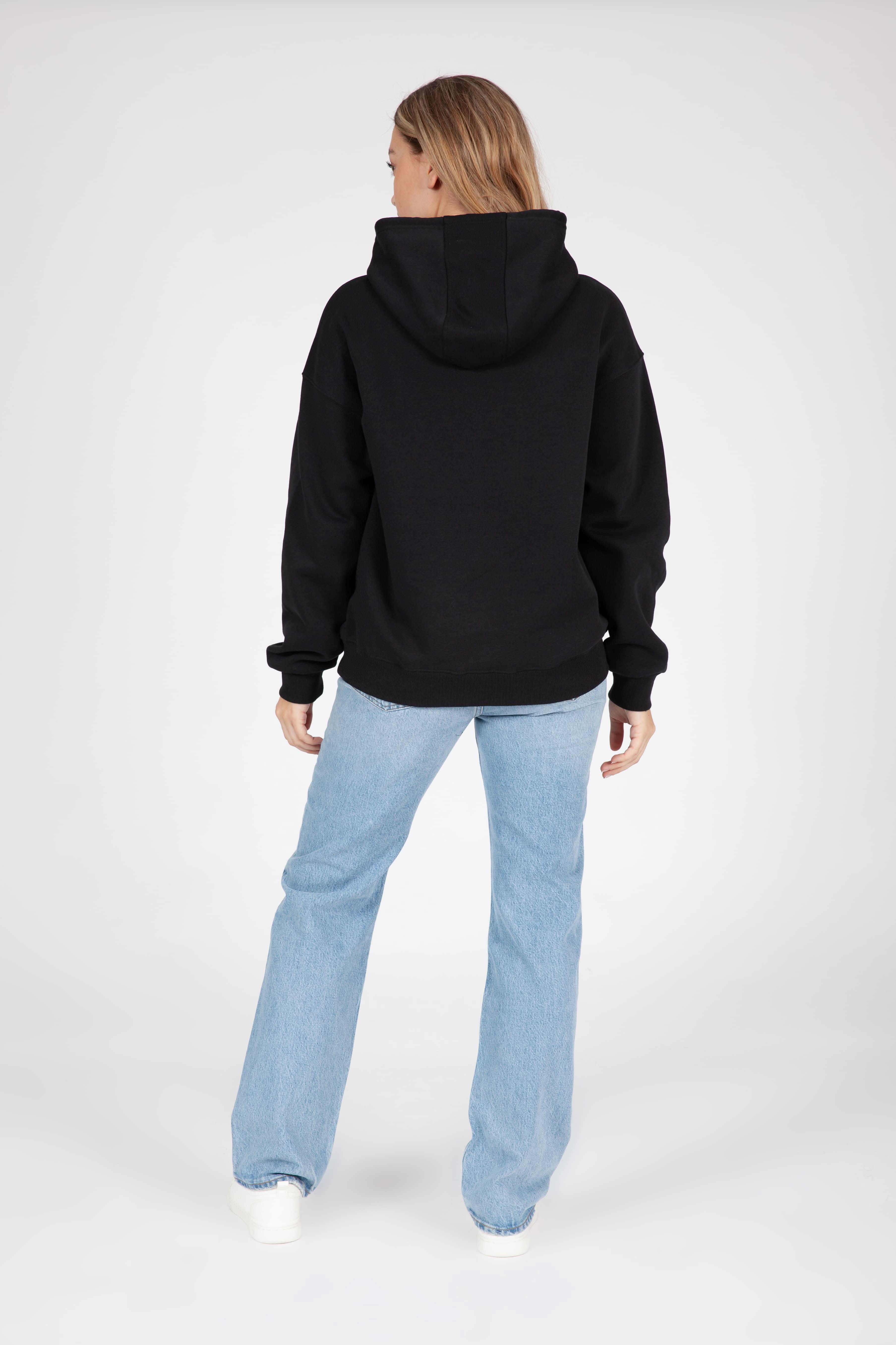 Chlo Relaxed Fit Hoodie in Black