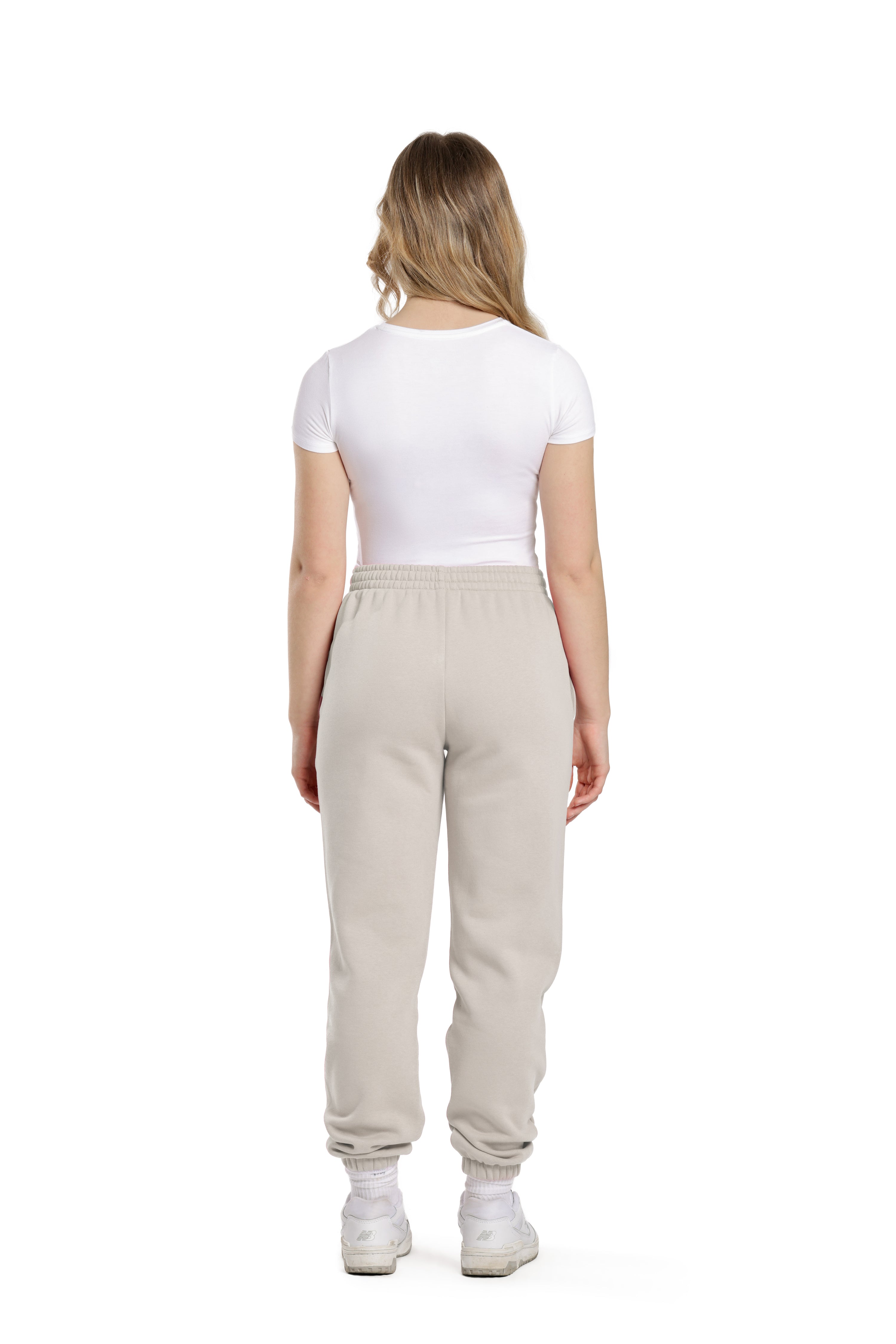 Nova premium fleece relaxed sweatpants in bone