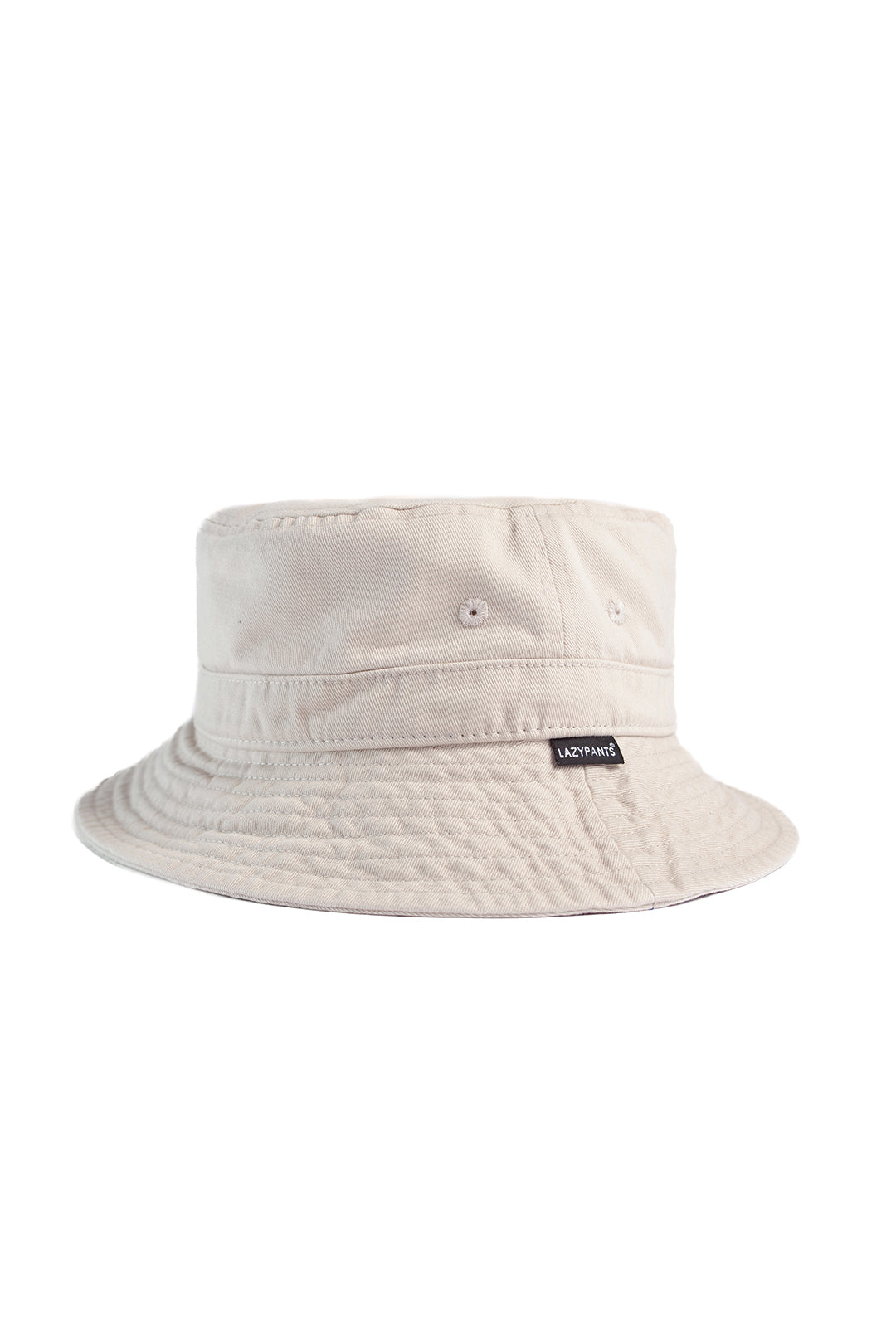 Washed Cotton Twill Dad’s Bucket Hat  in bone