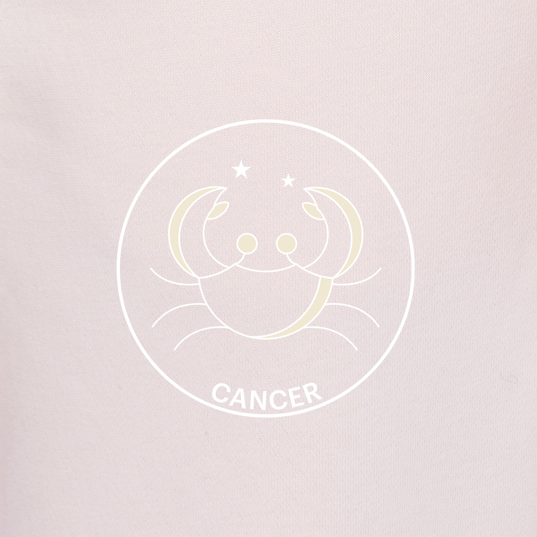 Zodiac Sweatsuit Set in petal pink