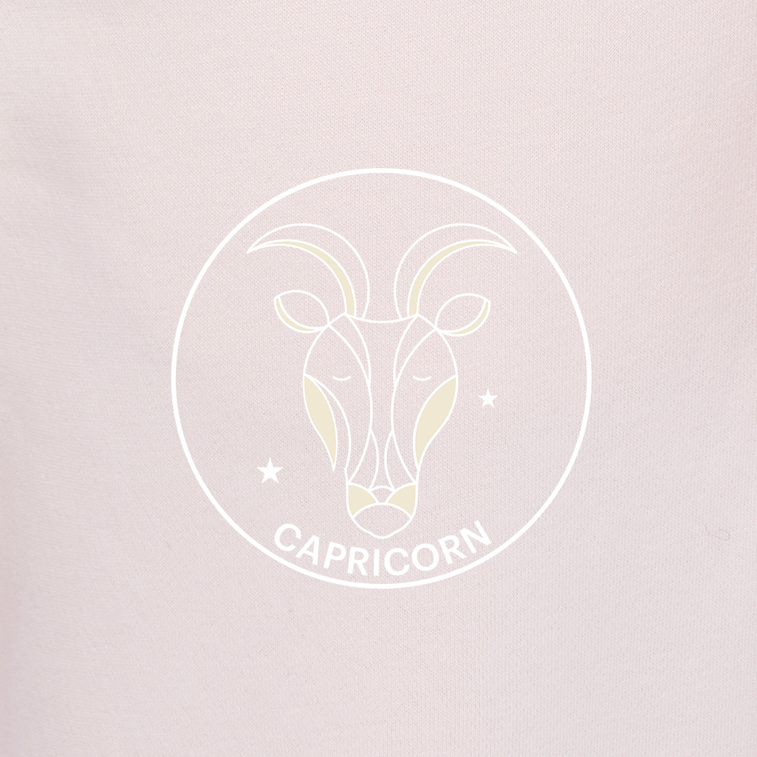 Zodiac Sweatsuit Set in petal pink
