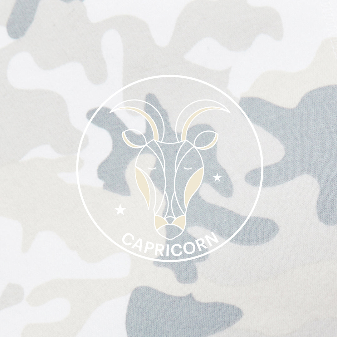 Zodiac Sweatsuit Set in White camo