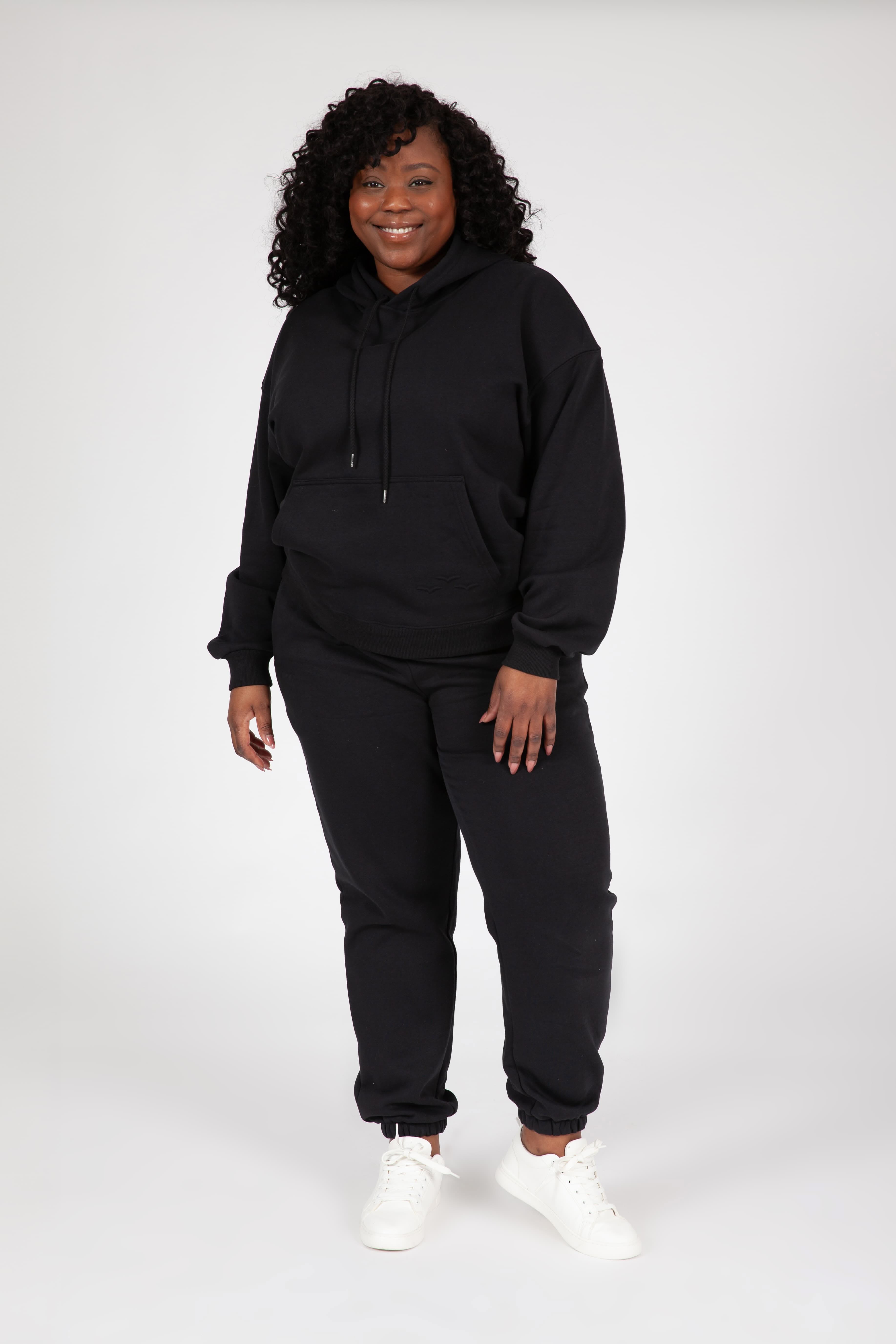 Women's tracksuit set in black