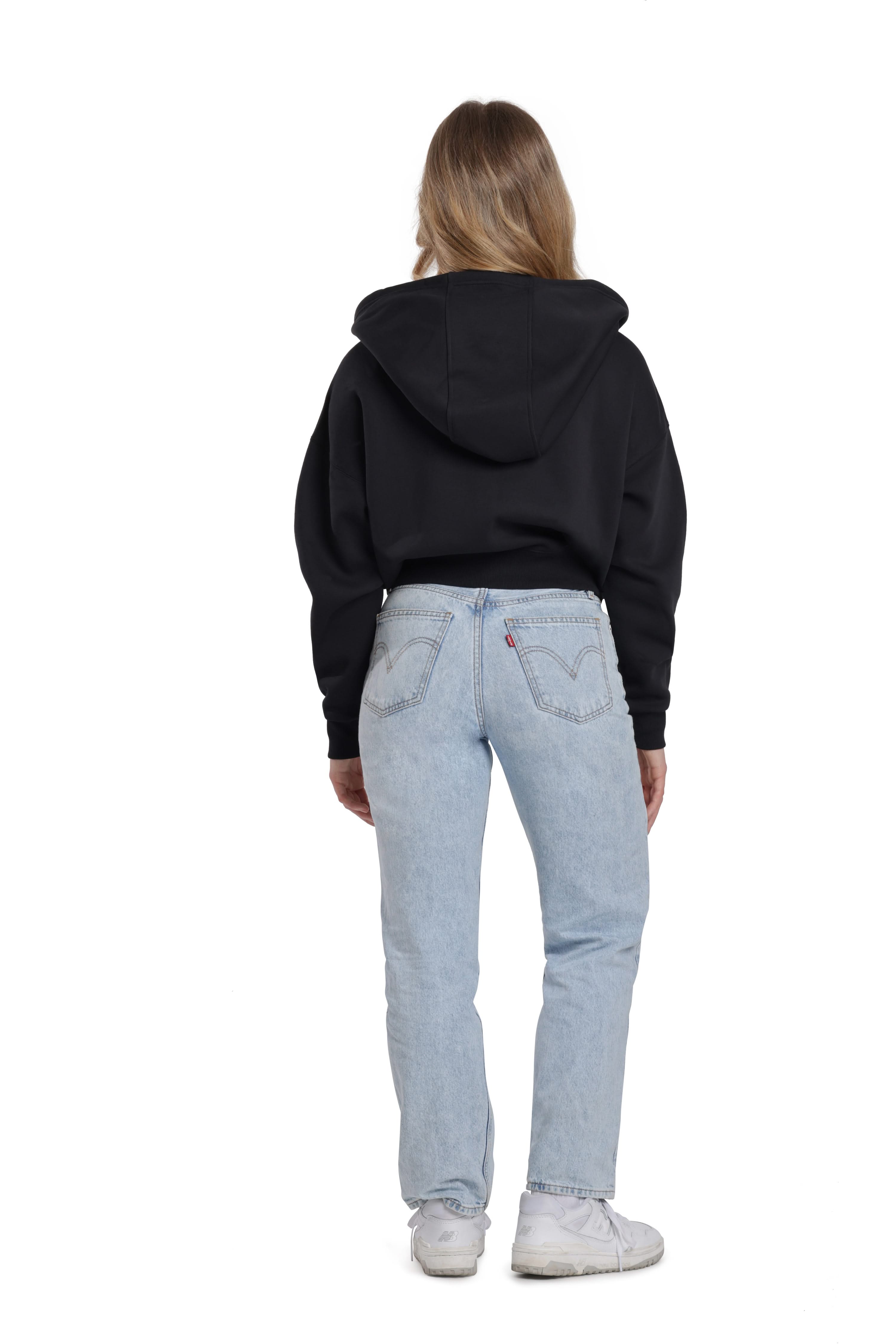 Original Yapper Zip Up Hoodie in black - Lazypants