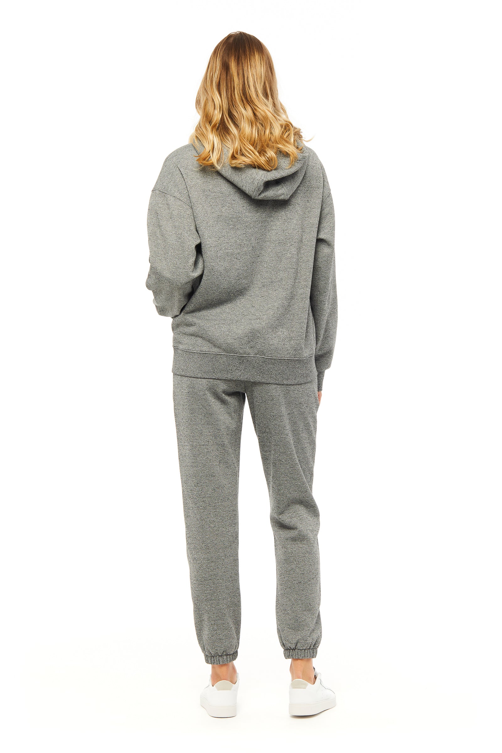 Cheeky relaxed hoodie in granite