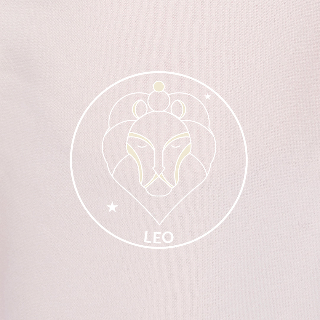 Zodiac Sweatsuit Set in petal pink