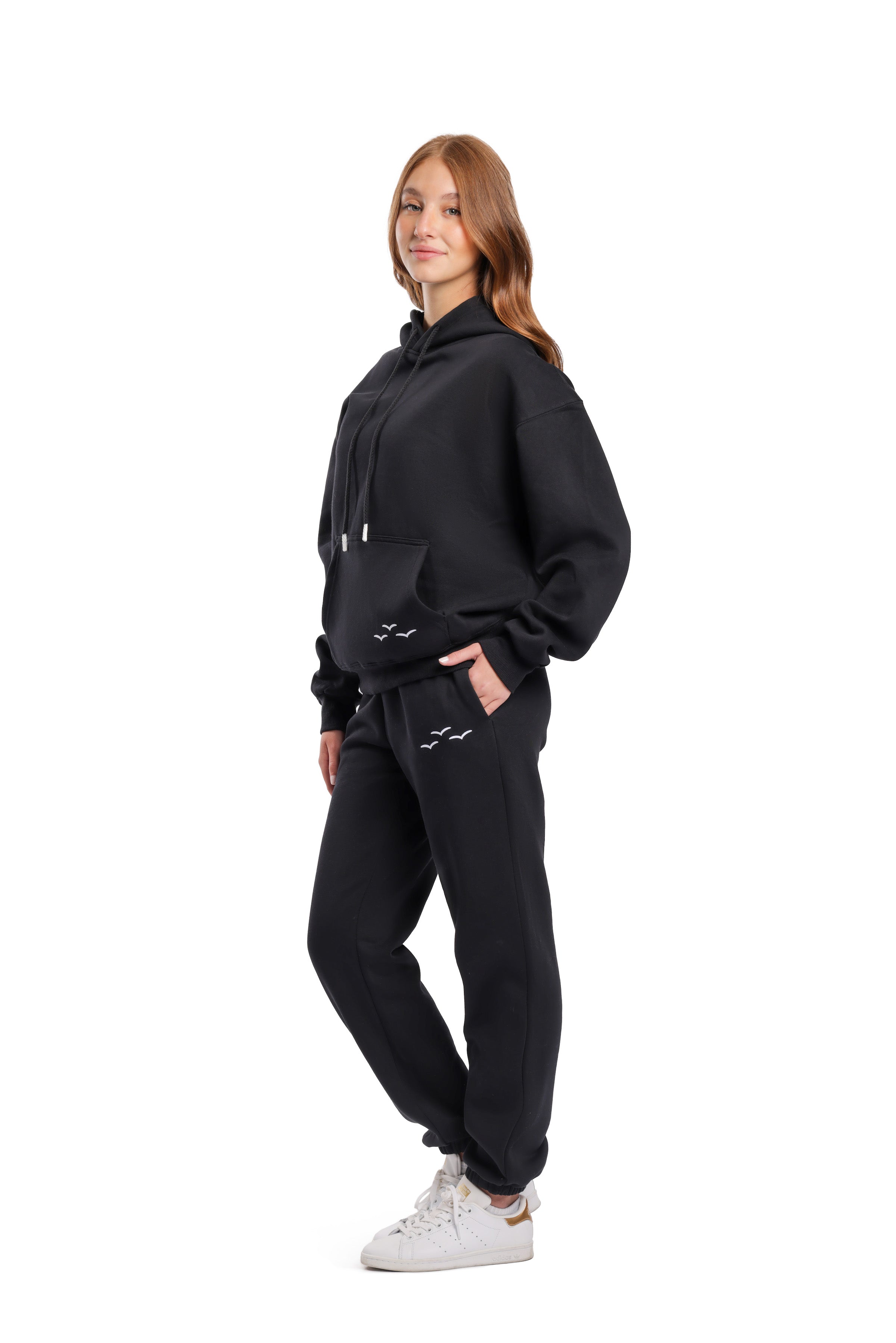 Women's tracksuit set in black
