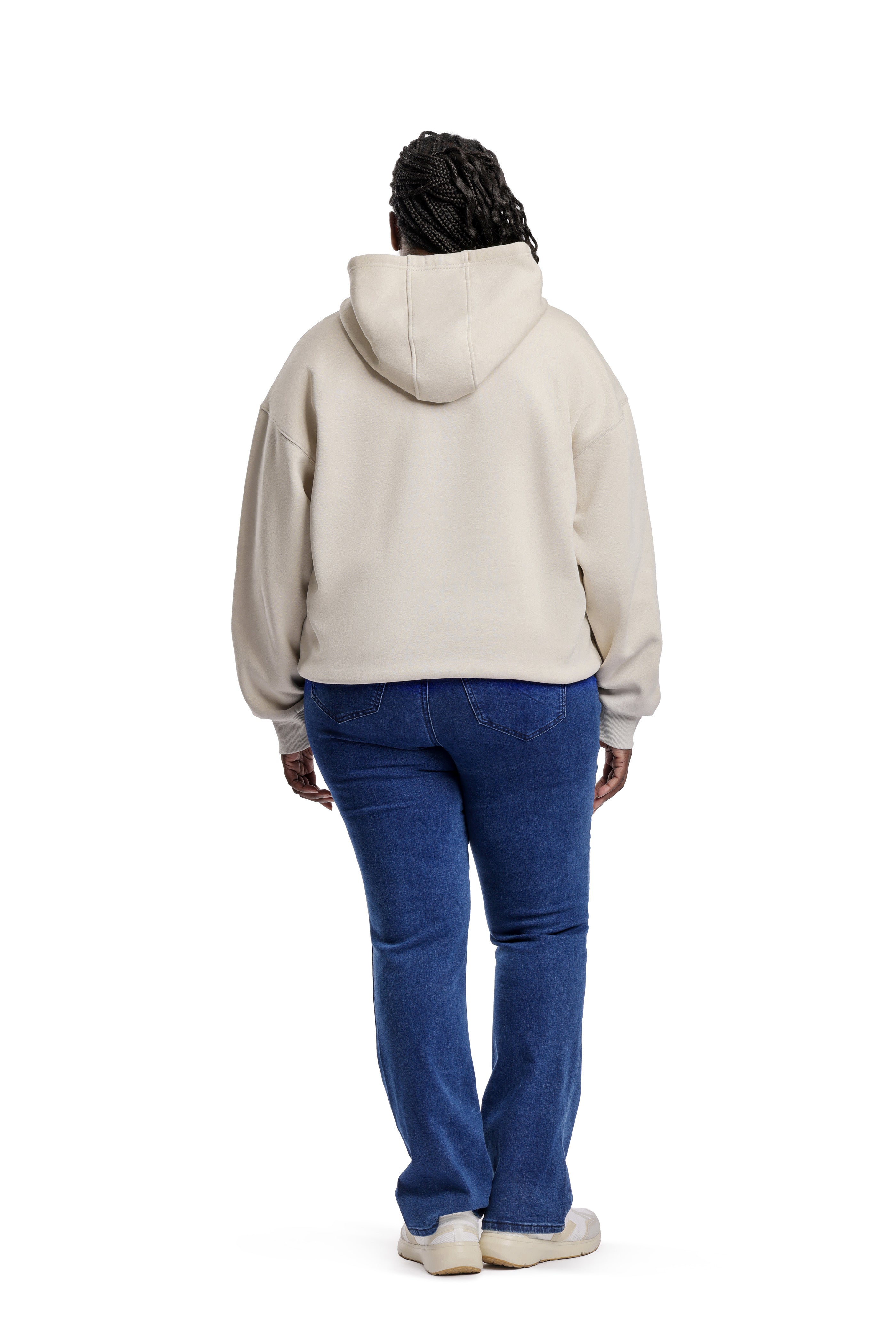 Chlo Relaxed Fit Hoodie in Bone