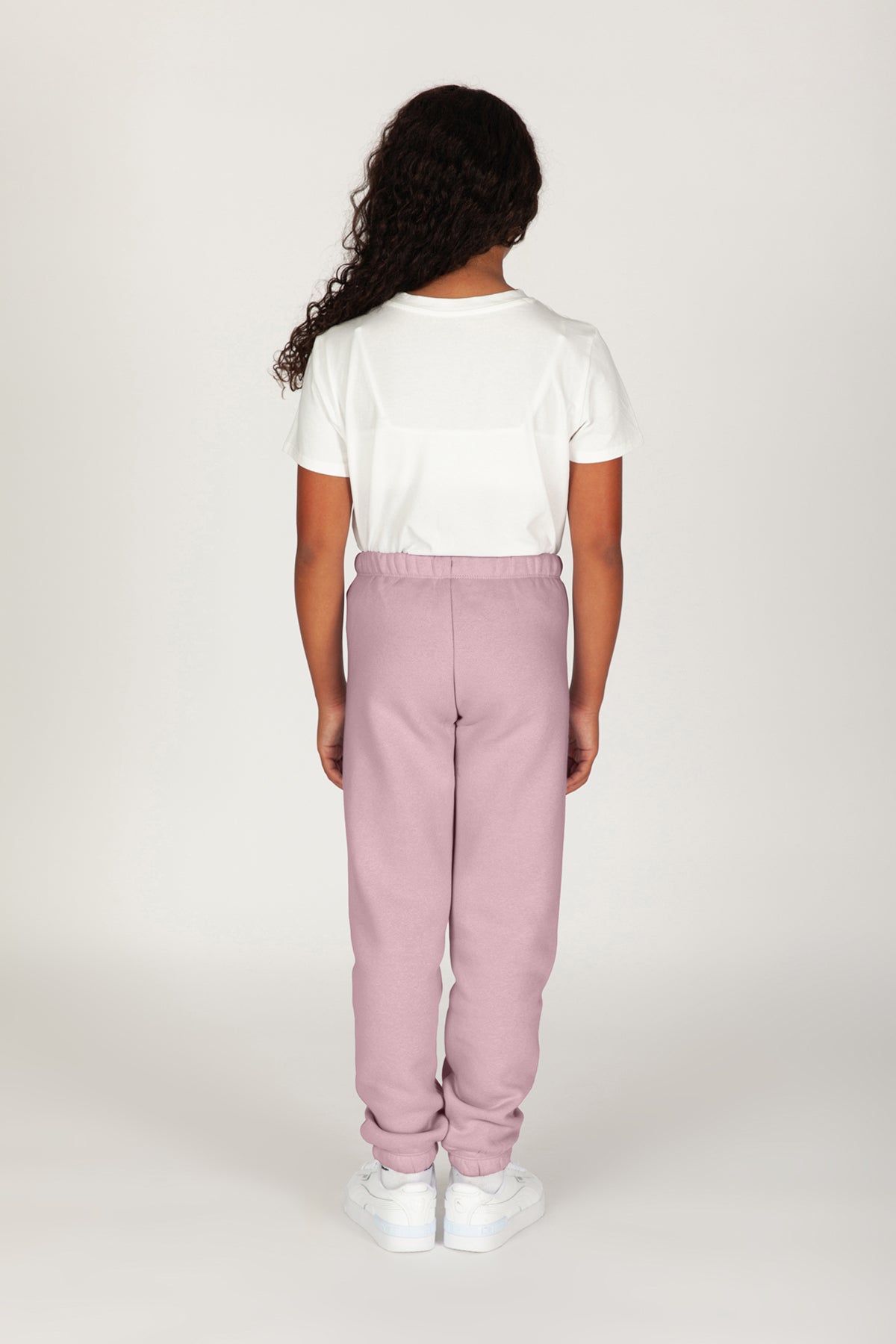 Niki Kids fleece sweatpants in rose