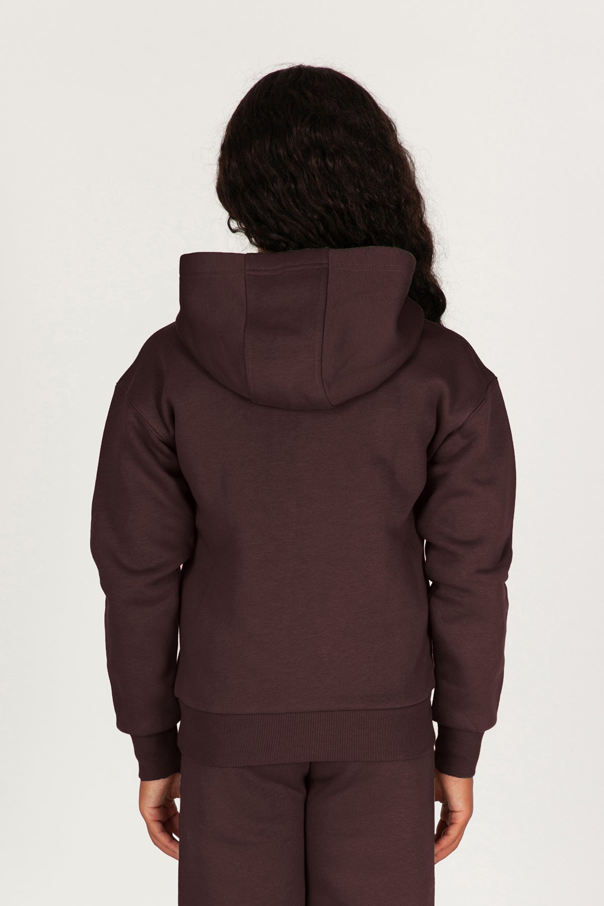 Kids Cooper hoodie in espresso