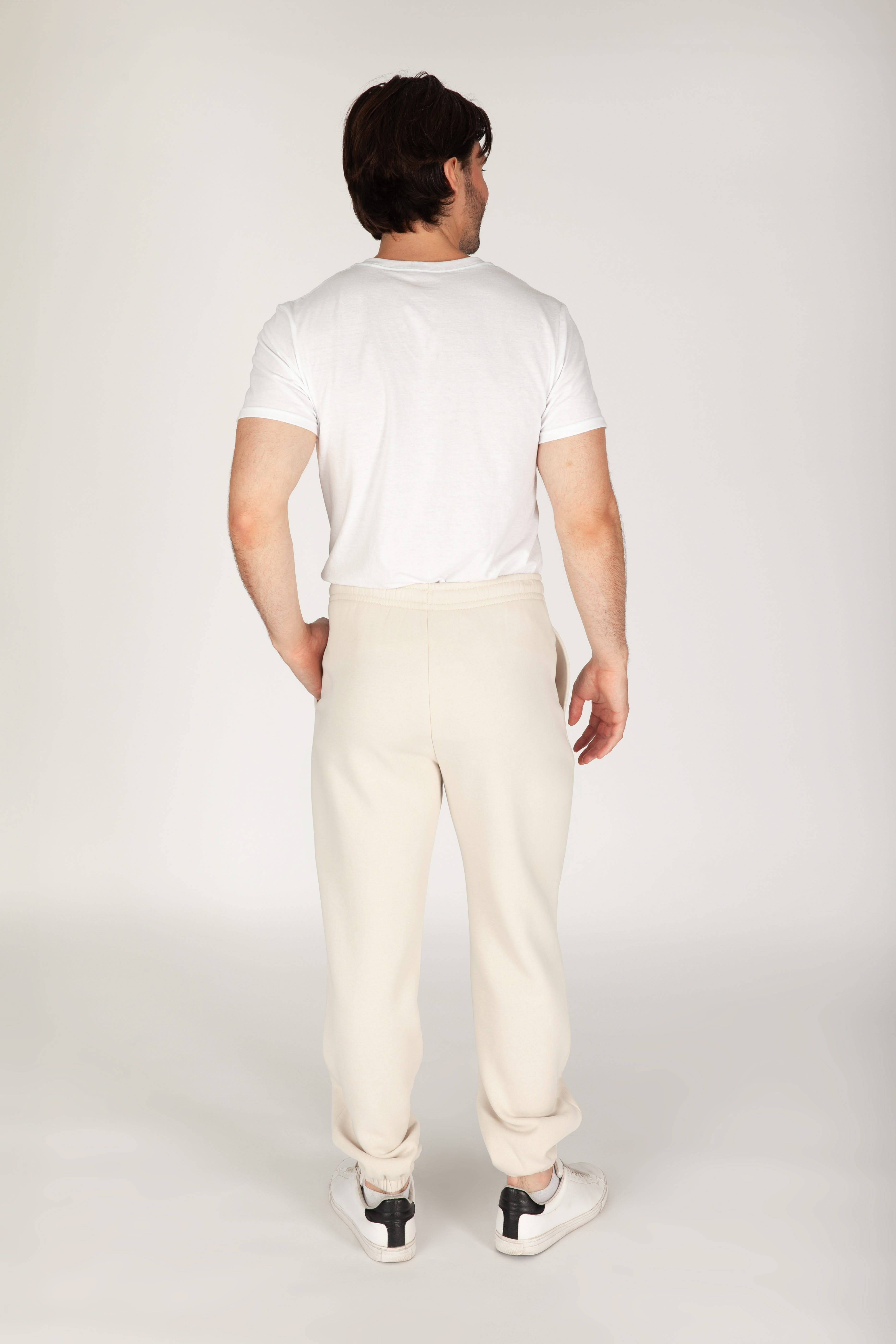 Men's jogger in bone