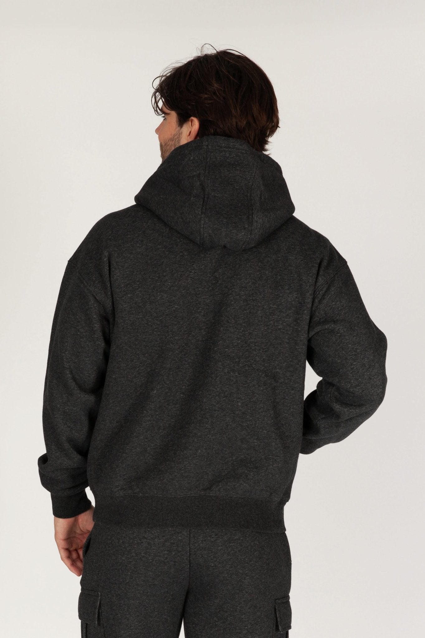 Men's Hoodie in Dark Heather Grey - Lazypants