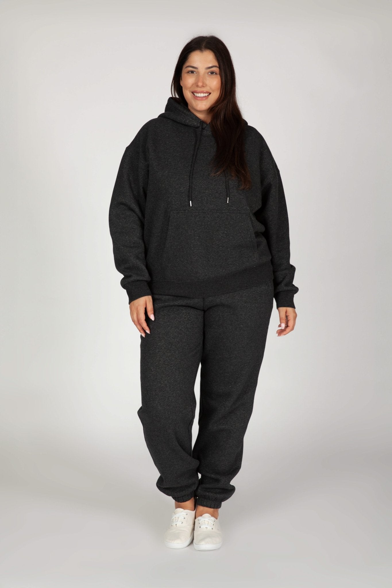 Women's Tracksuit in Dark Heather Grey - Lazypants