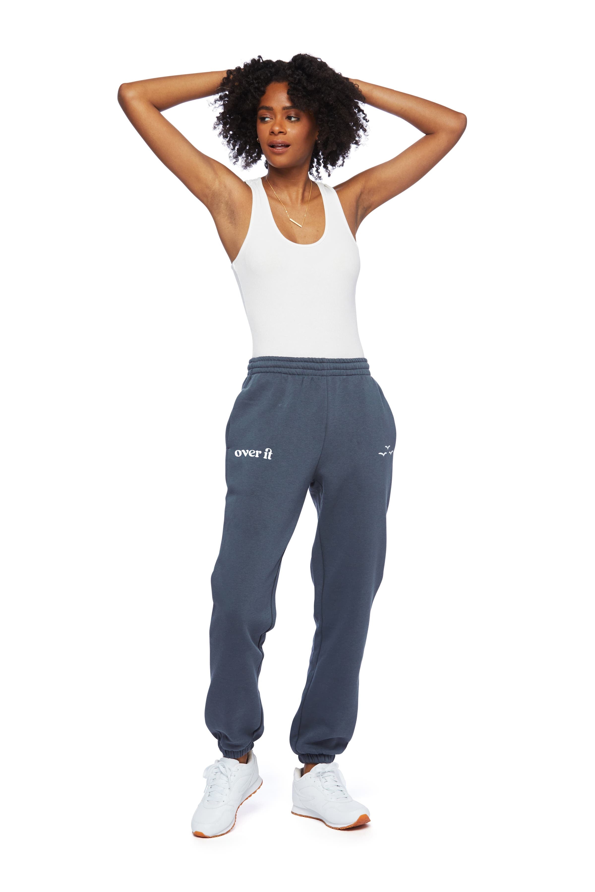 Pantalon de survêtement décontracté Nova premium en polaire olive