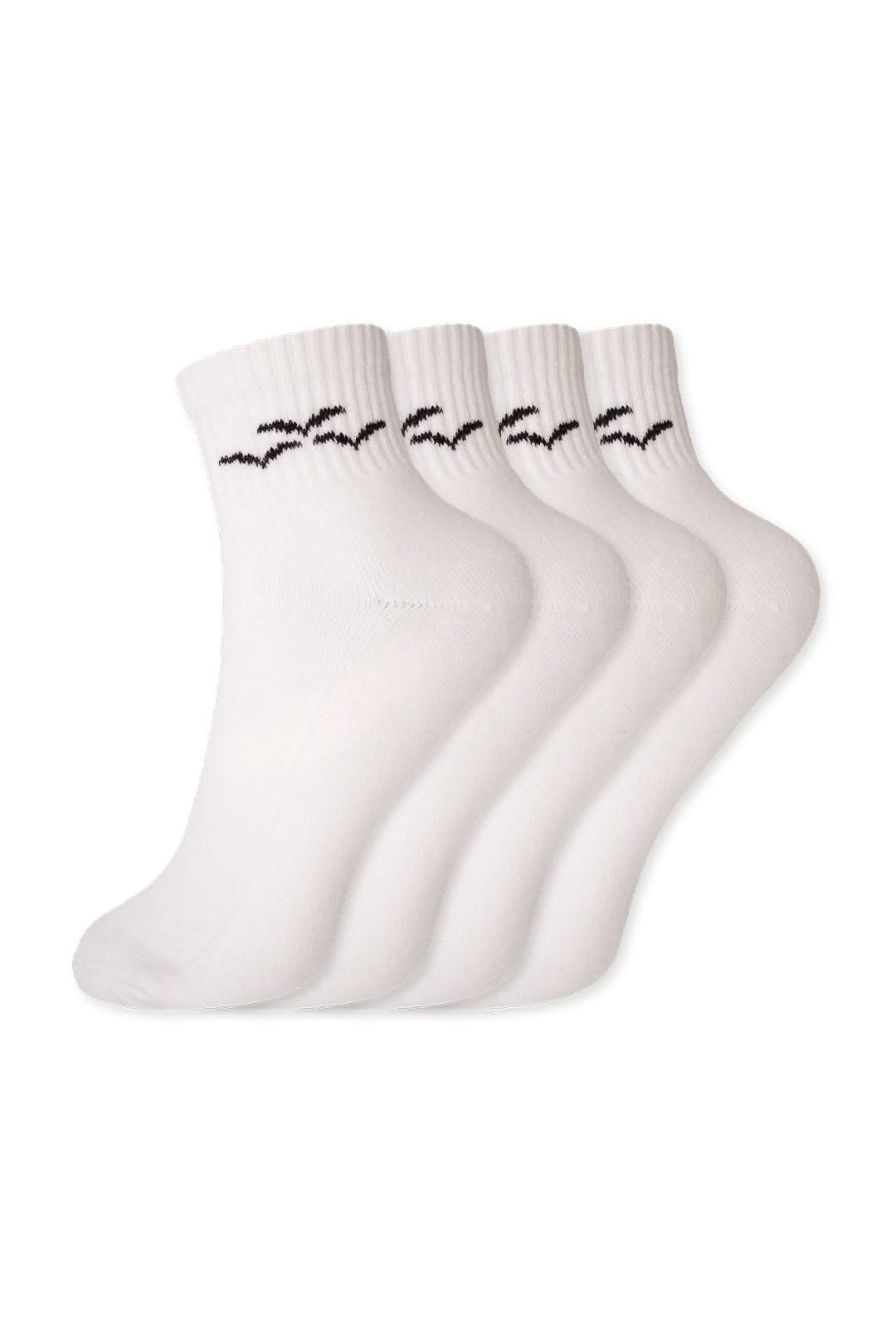 Lazypants 2-Pack white ankle socks