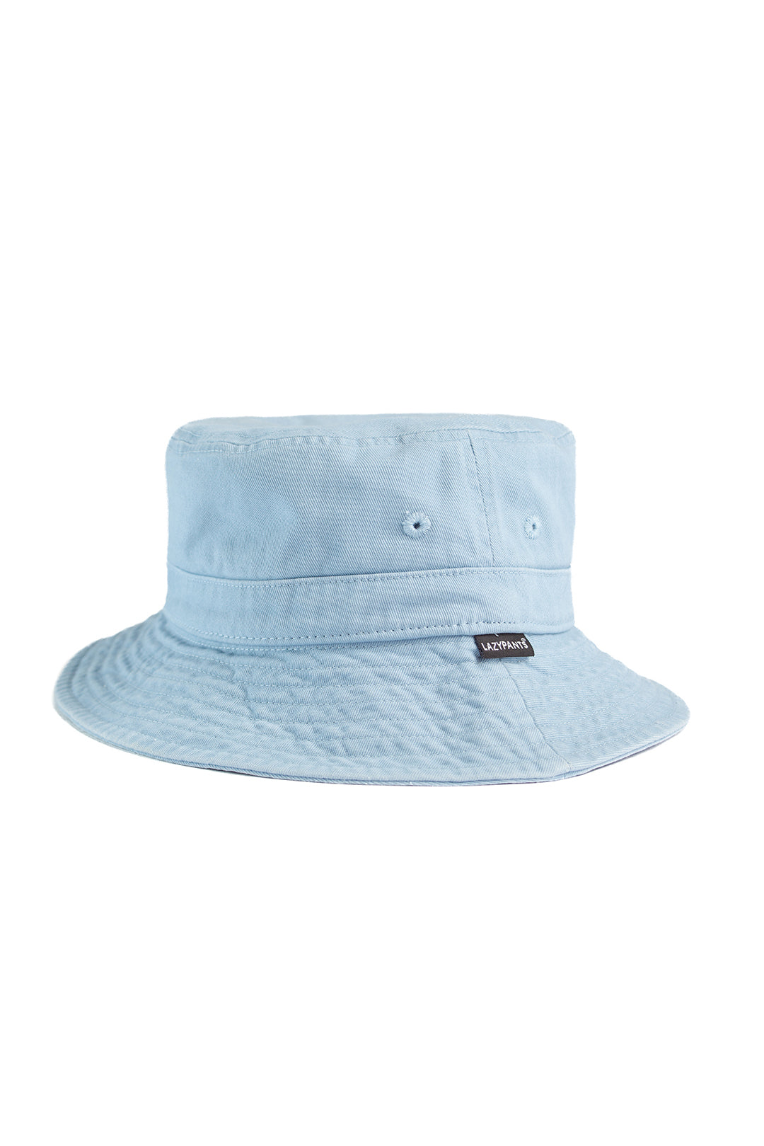 Lazypants Unisex Washed Cotton Twill Dad Bucket Hat Light Blue