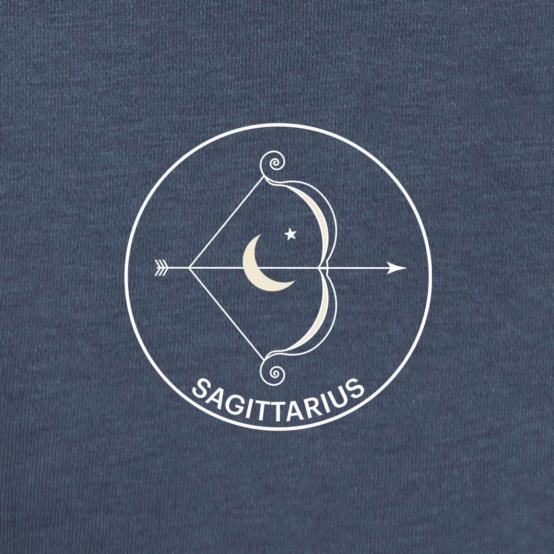 Zodiac Sweatsuit Set in navy wash
