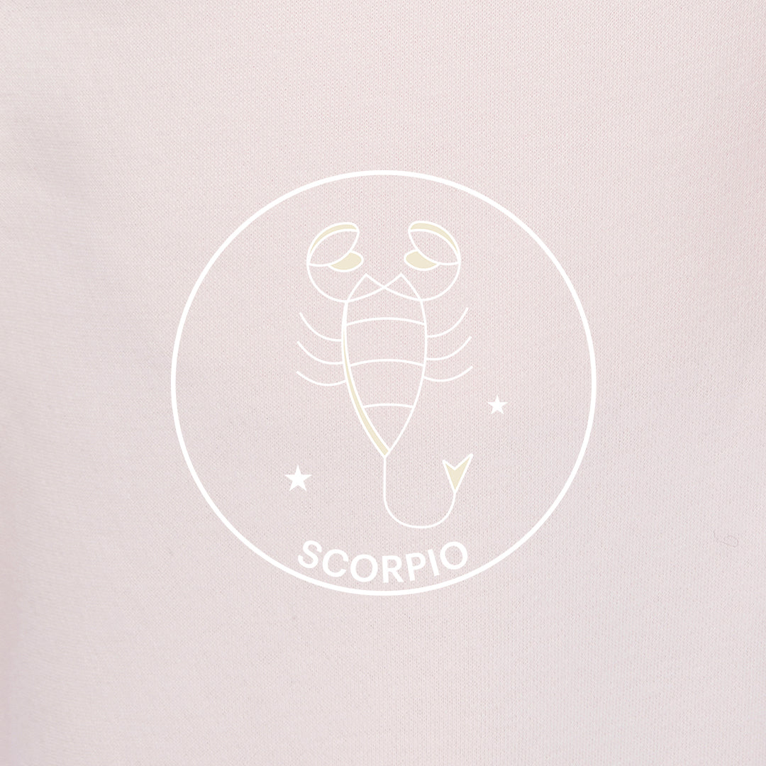 Zodiac Sweatsuit Set in petal pink