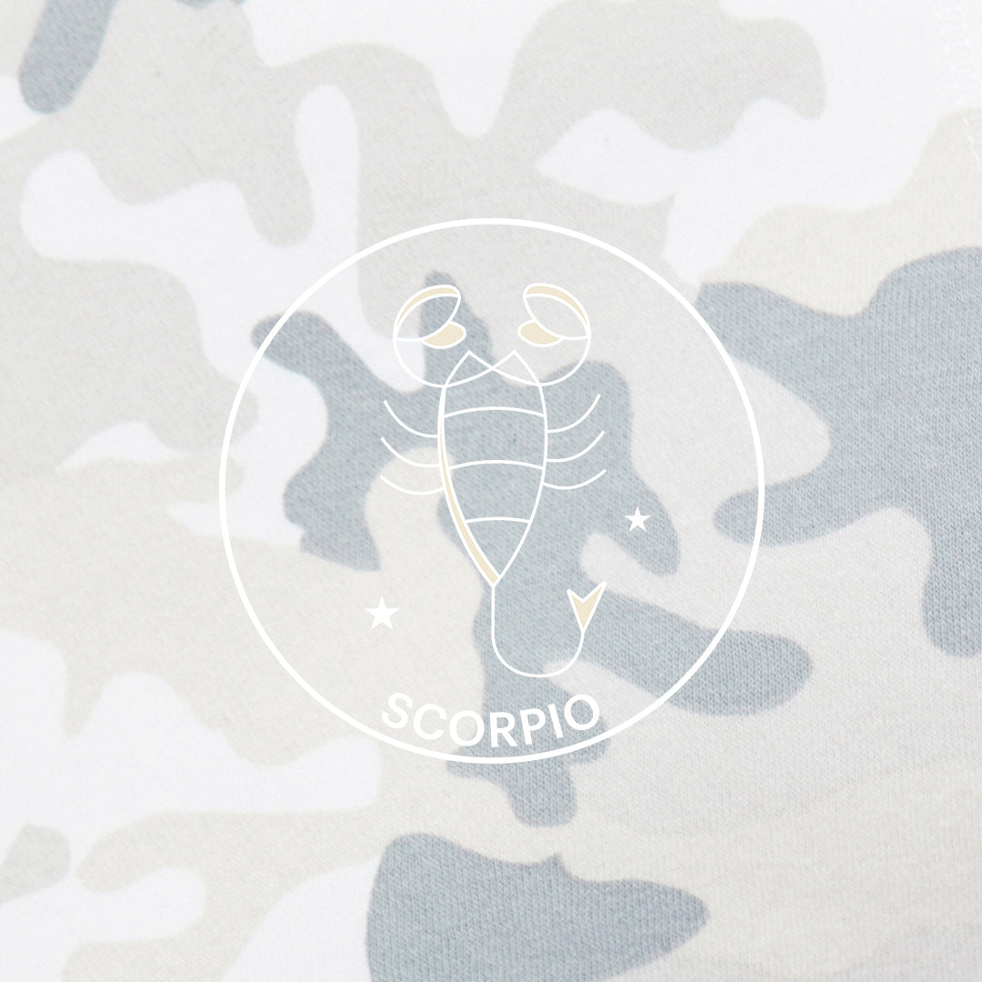 Zodiac Sweatsuit Set in White camo