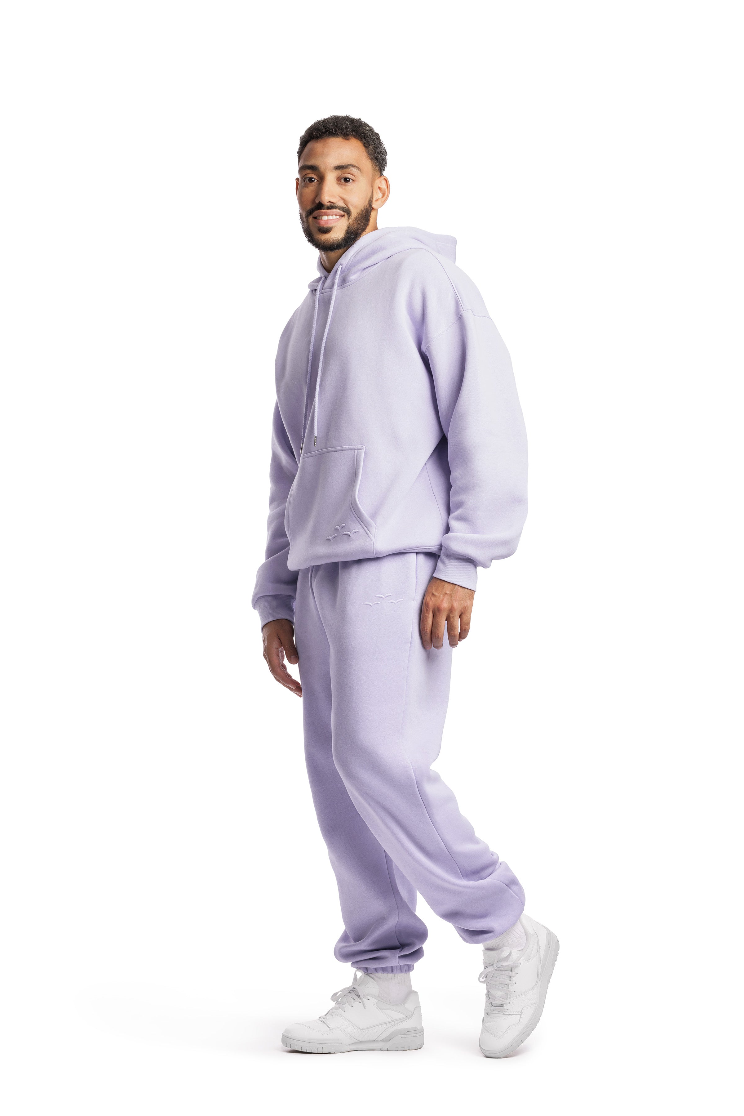 Men's sweatsuit set in lavender
