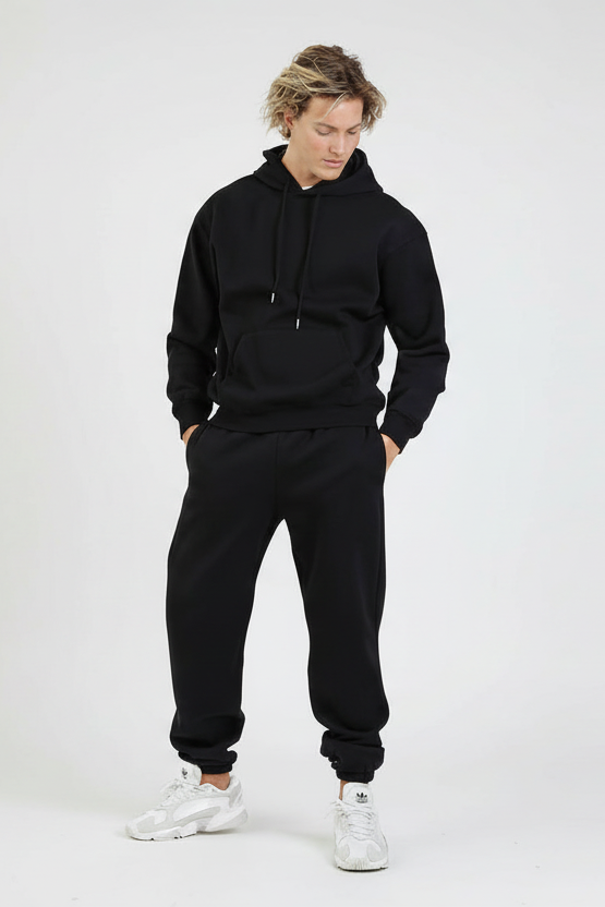 Men's tracksuit set in black - Lazypants