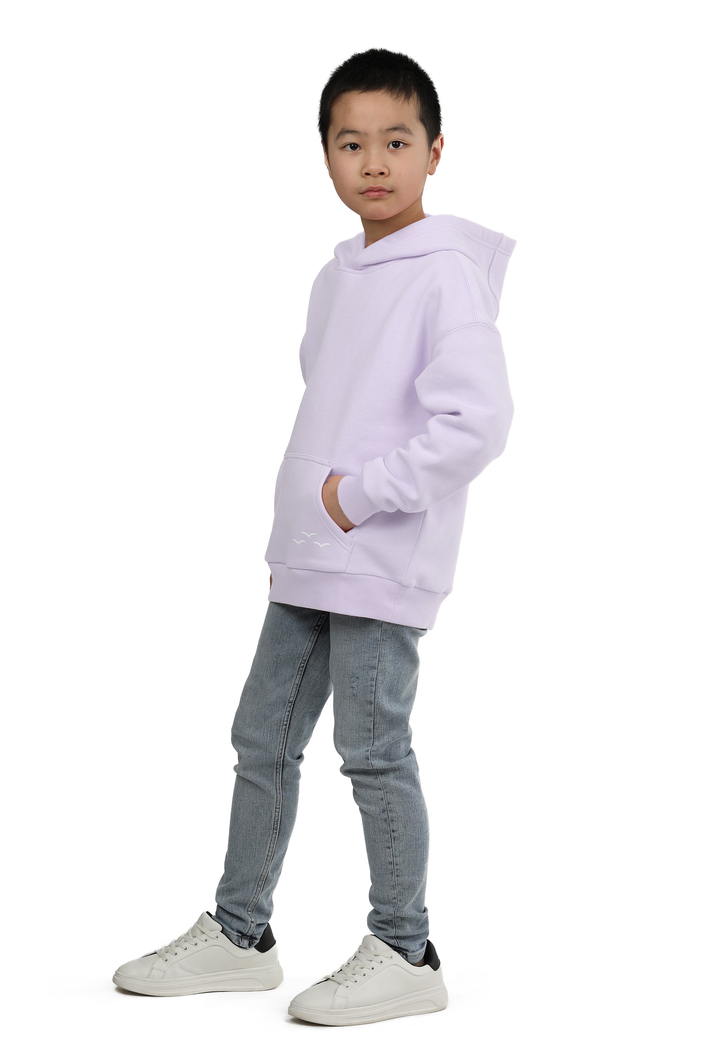 Kids Cooper hoodie in lavender