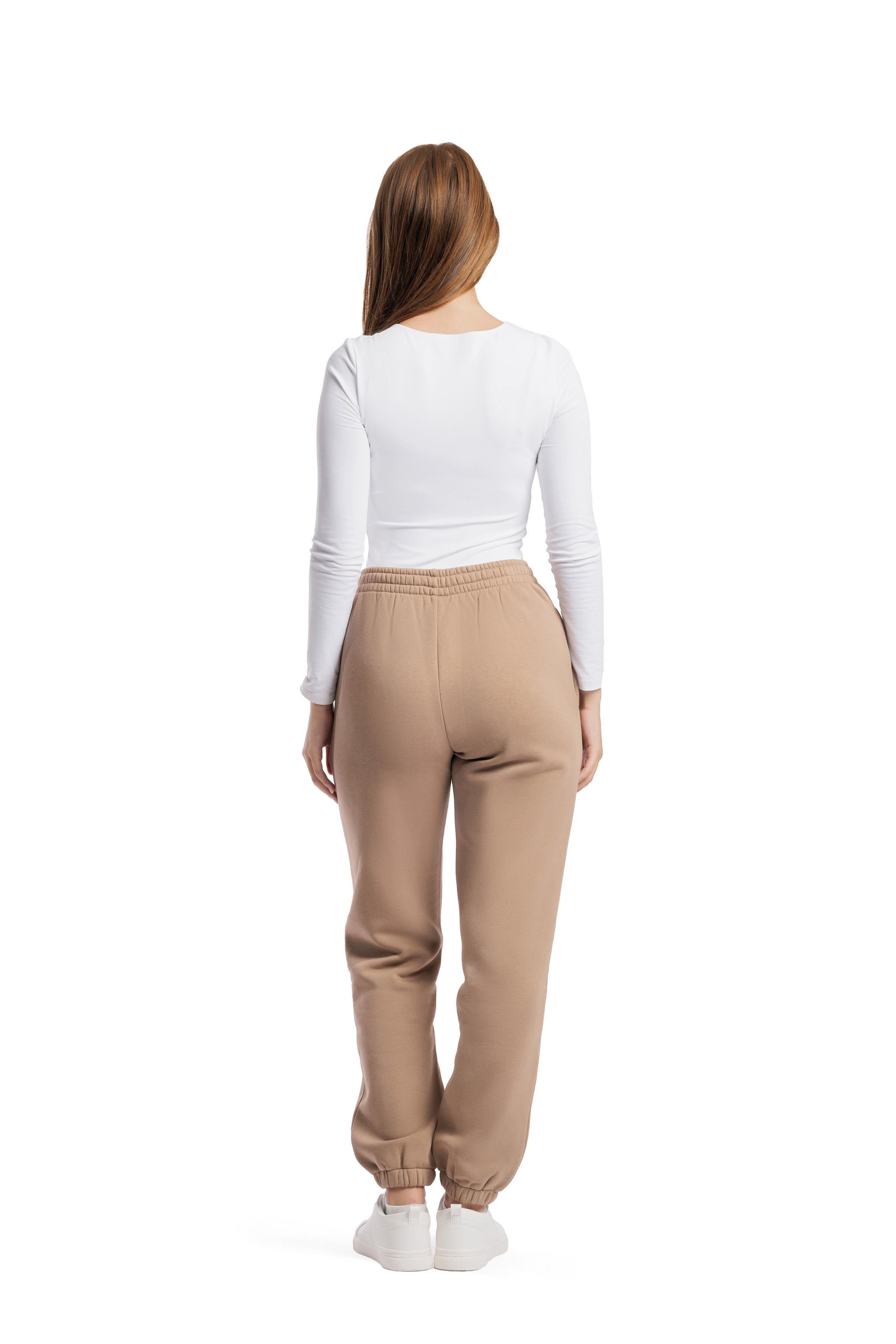 Pantalon de survêtement décontracté Nova premium en polaire olive