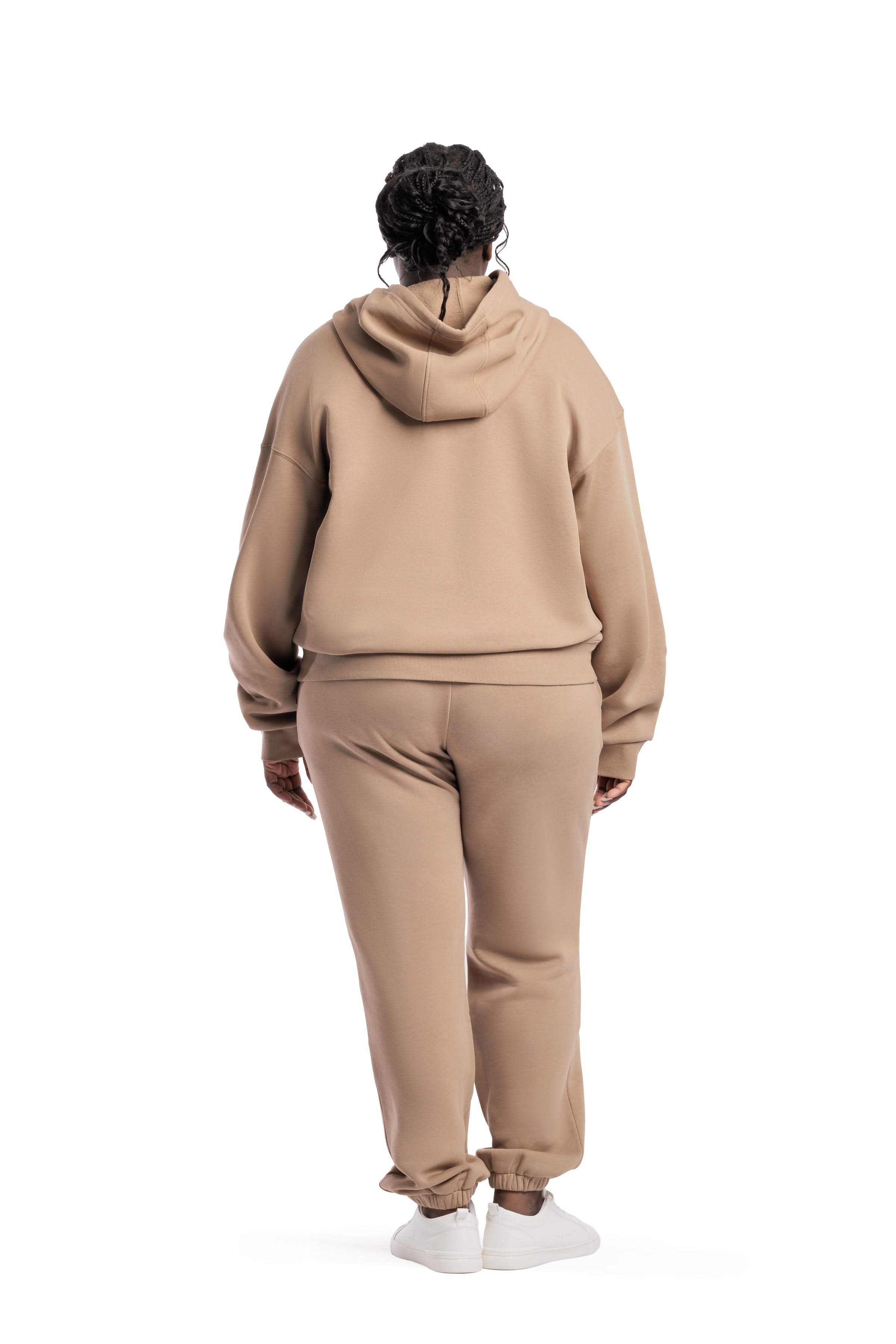 Women's tracksuit in camel