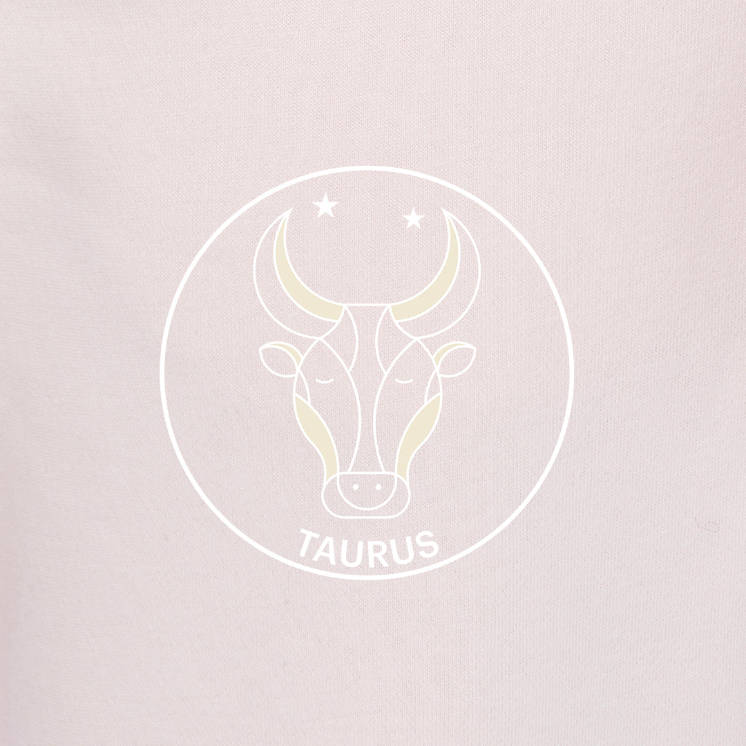Zodiac Sweatsuit Set in petal pink