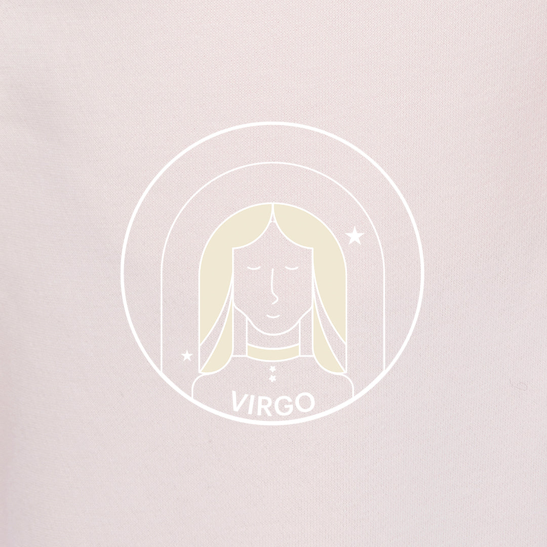 Zodiac Sweatsuit Set in petal pink