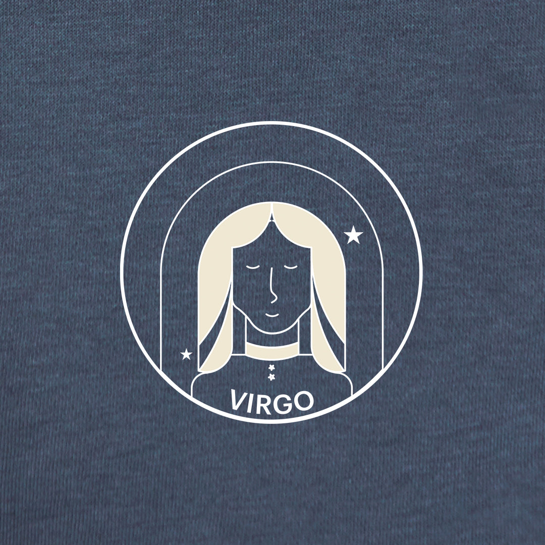 Zodiac Sweatsuit Set in navy wash