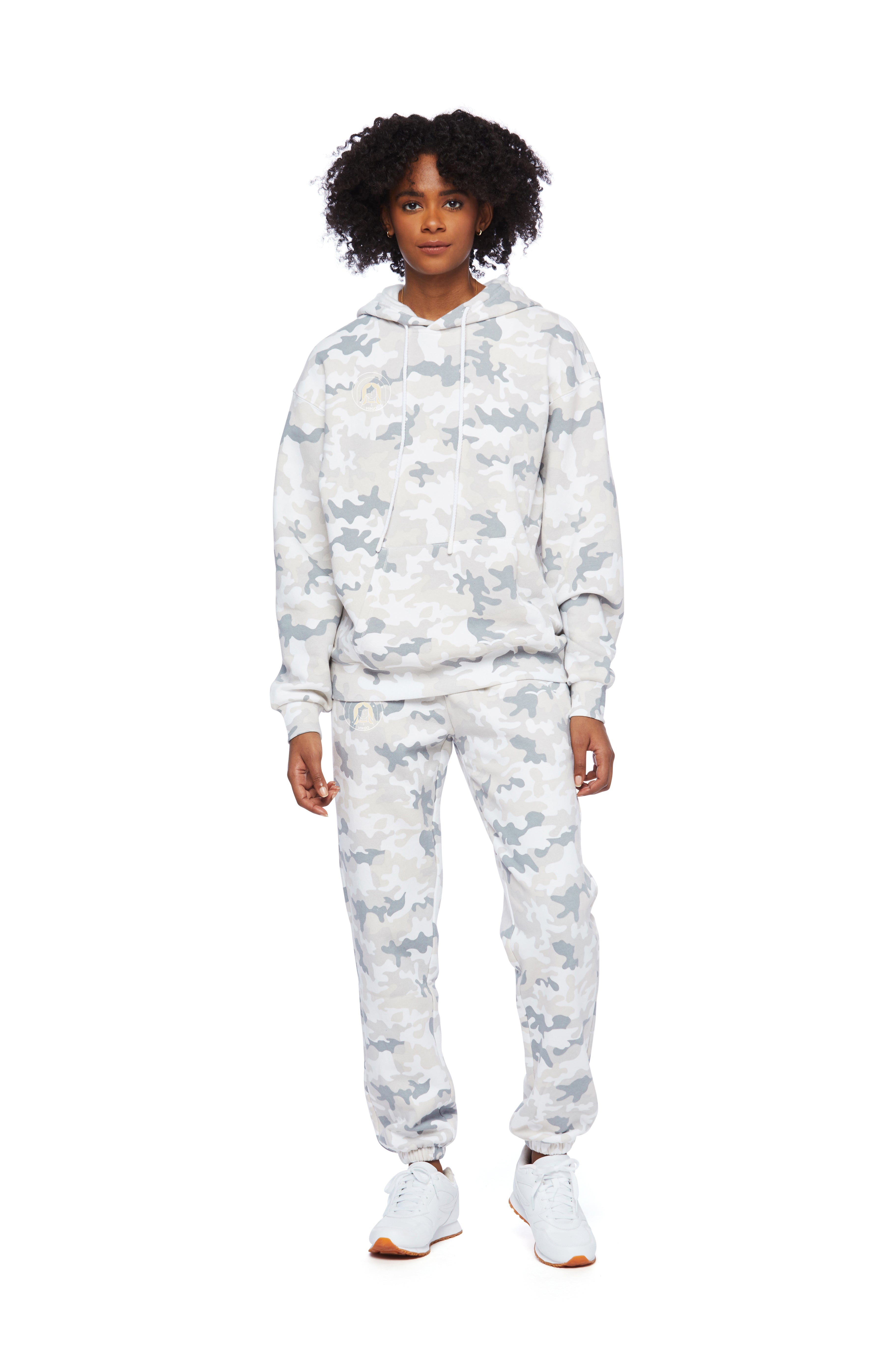 Zodiac Sweatsuit Set in White camo