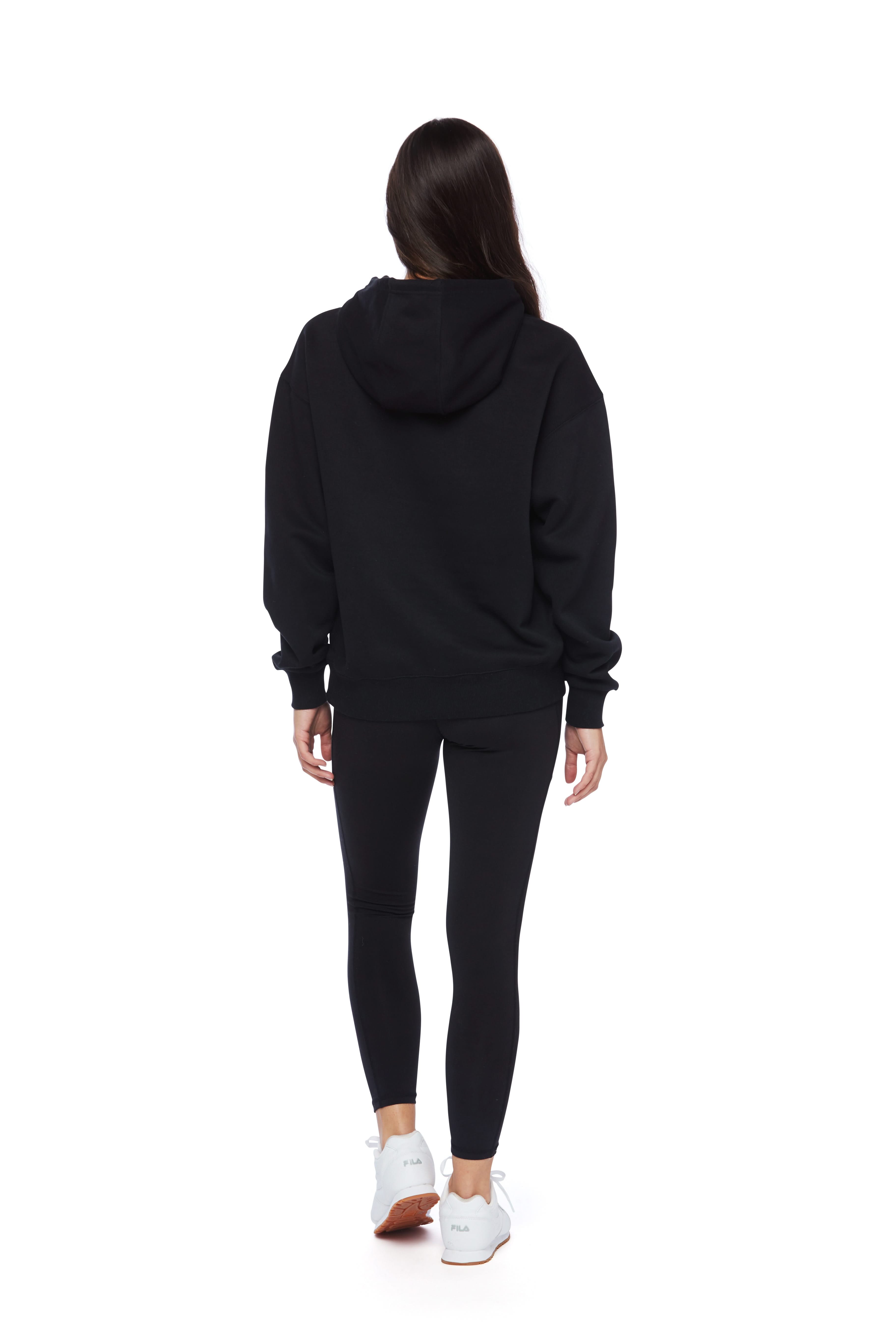 ***WHITE BIRDS*** Relaxed Fit Hoodie in Black
